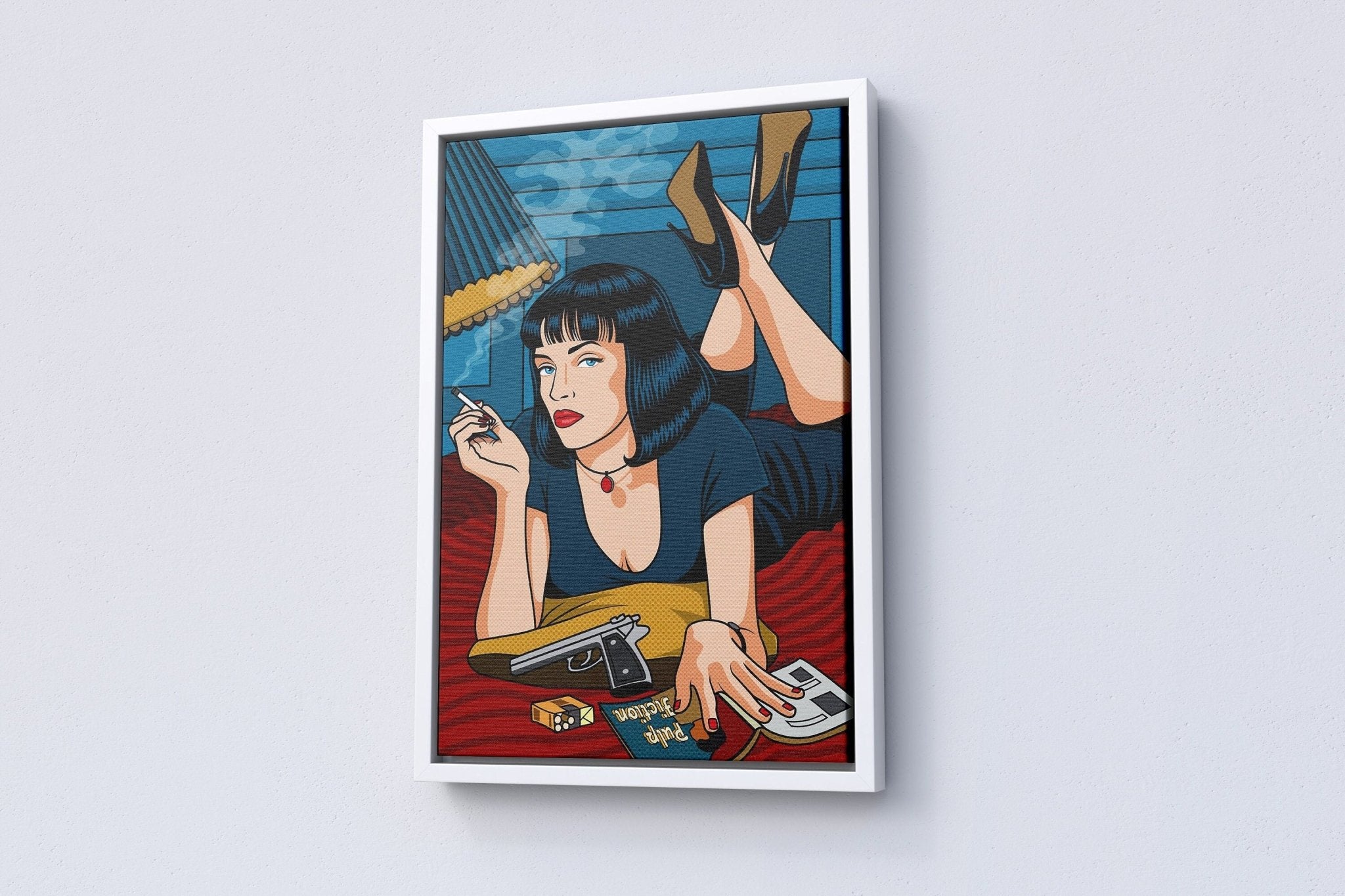 Mia Wallace Canvas Poster - Canvasworkshop