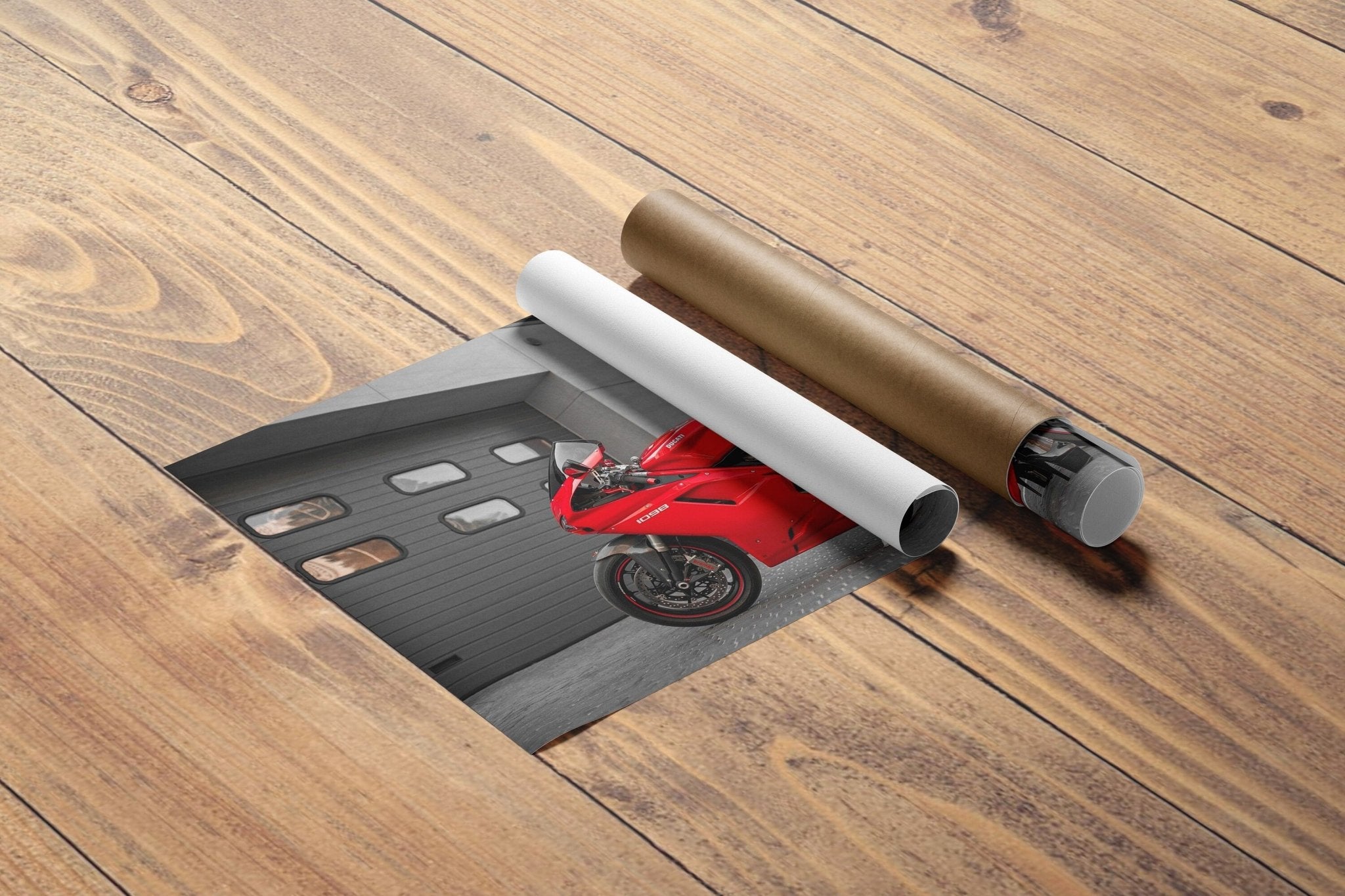 MotoGirl Canvas Poster - Canvasworkshop