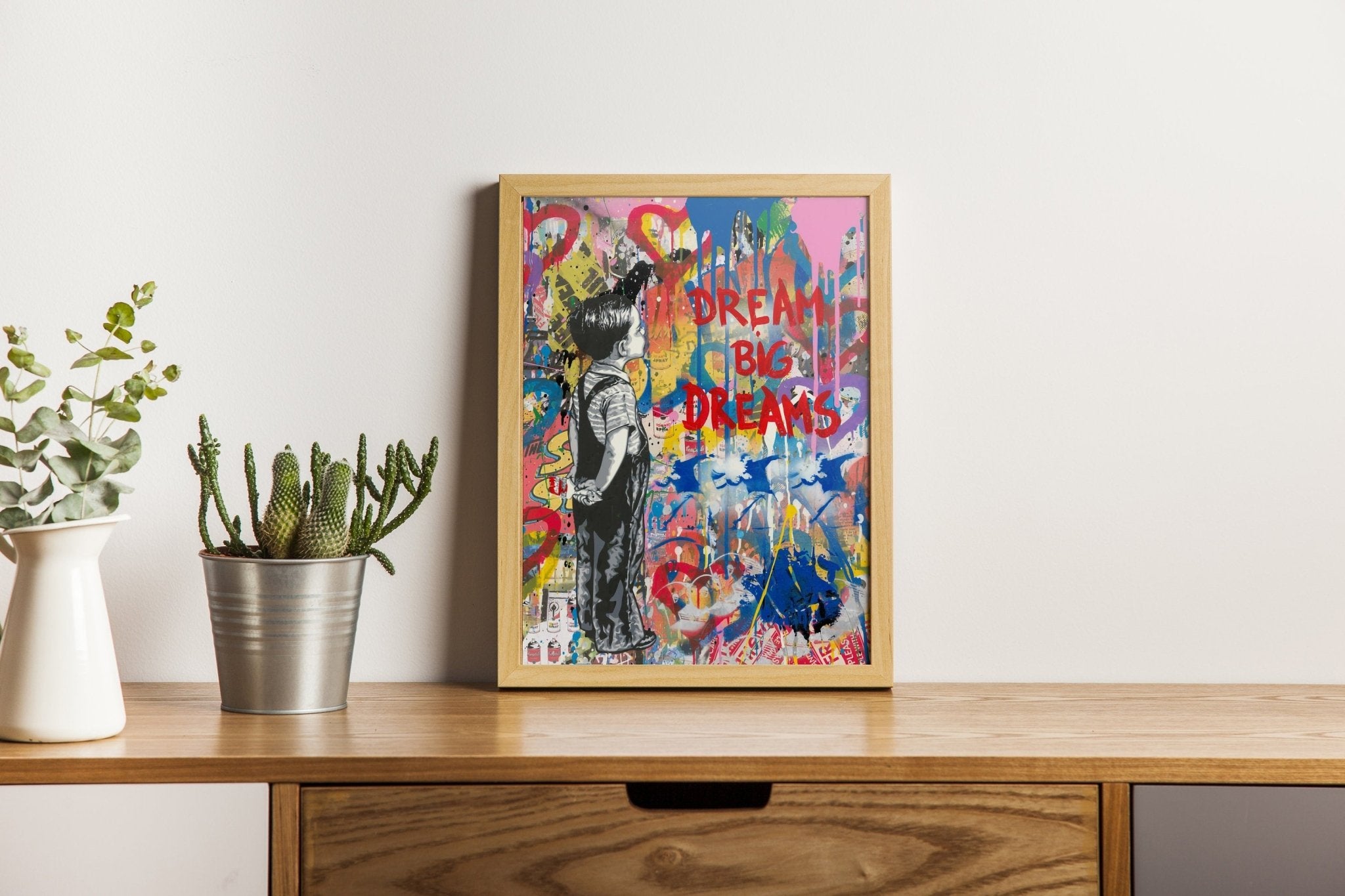 Mr Brainwash Graffiti Canvas Art - Canvasworkshop