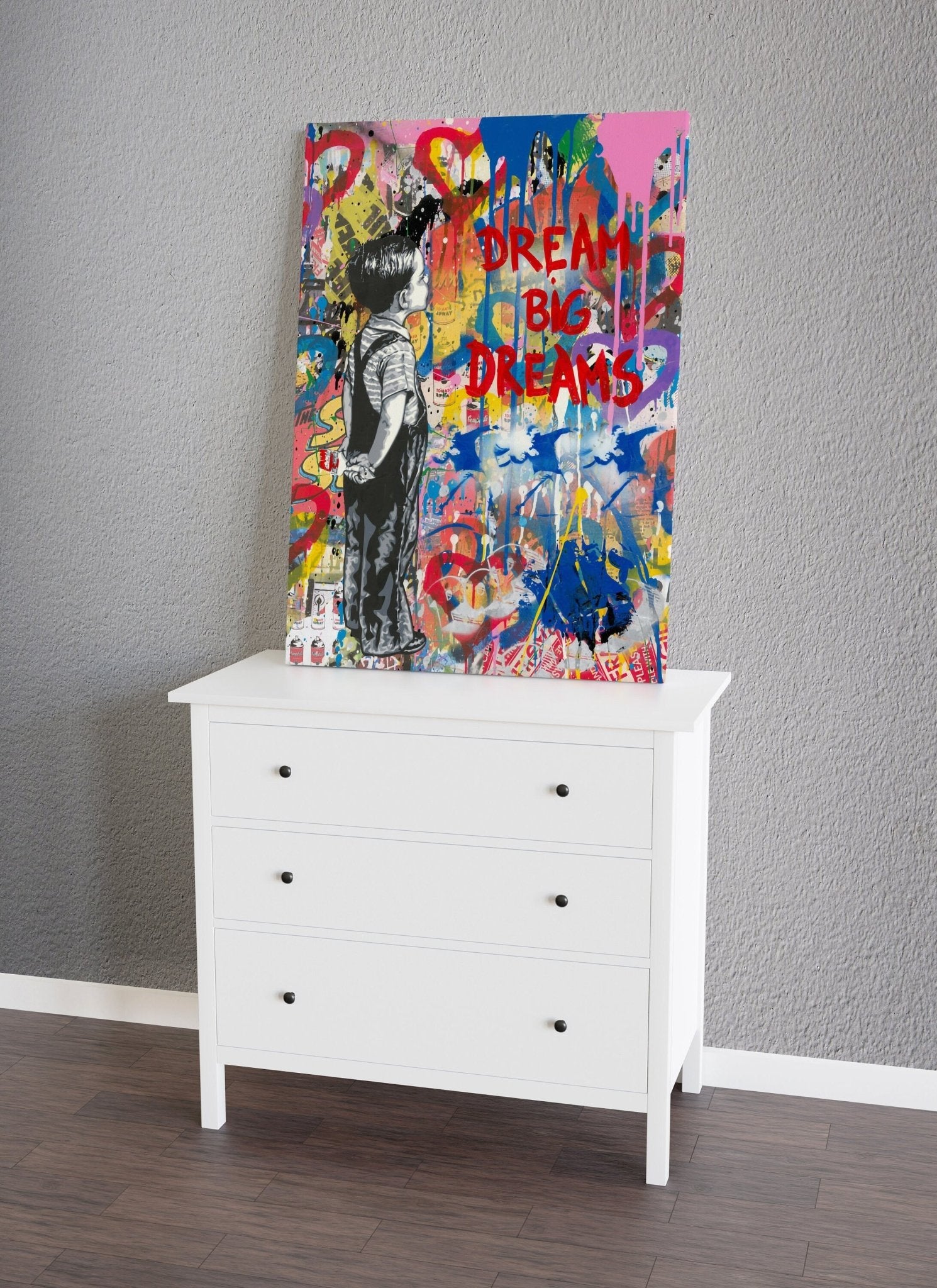 Mr Brainwash Graffiti Canvas Art - Canvasworkshop