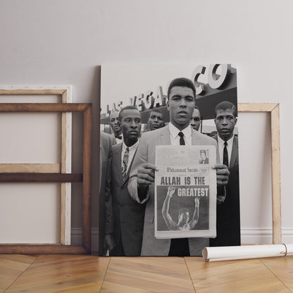 Muhammad Ali Canvas Poster - Canvasworkshop