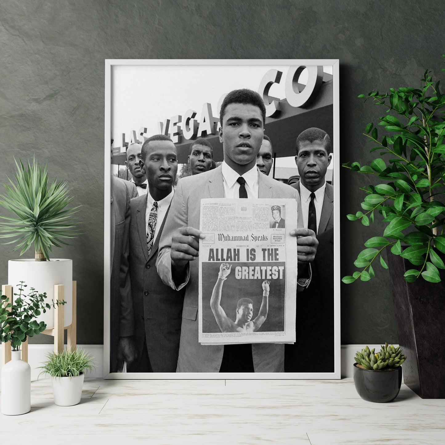 Muhammad Ali Canvas Poster - Canvasworkshop