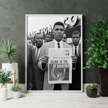 Muhammad Ali Canvas Poster - Canvasworkshop