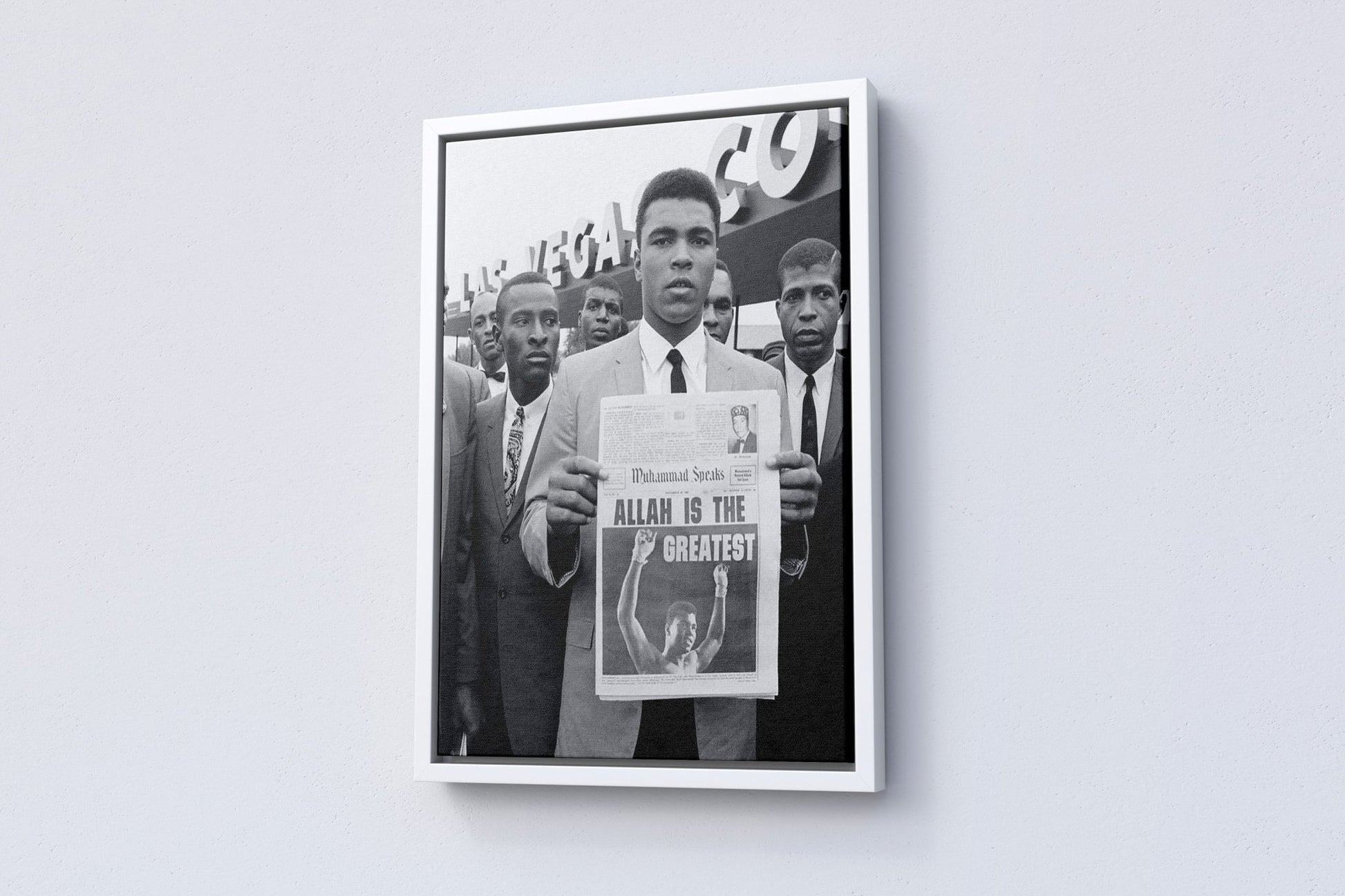 Muhammad Ali Canvas Poster - Canvasworkshop
