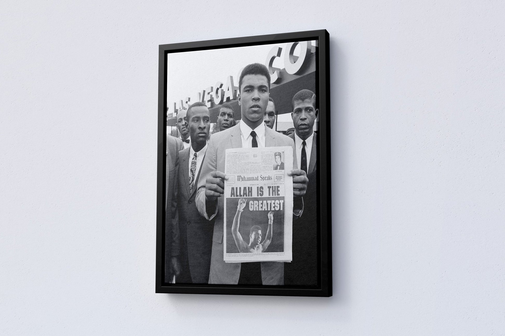 Muhammad Ali Canvas Poster - Canvasworkshop