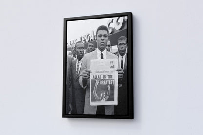 Muhammad Ali Canvas Poster - Canvasworkshop