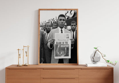 Muhammad Ali Canvas Poster - Canvasworkshop
