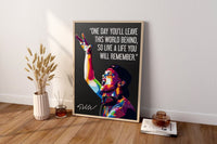 Avicii The Nights Motivational Quote Canvas Art
