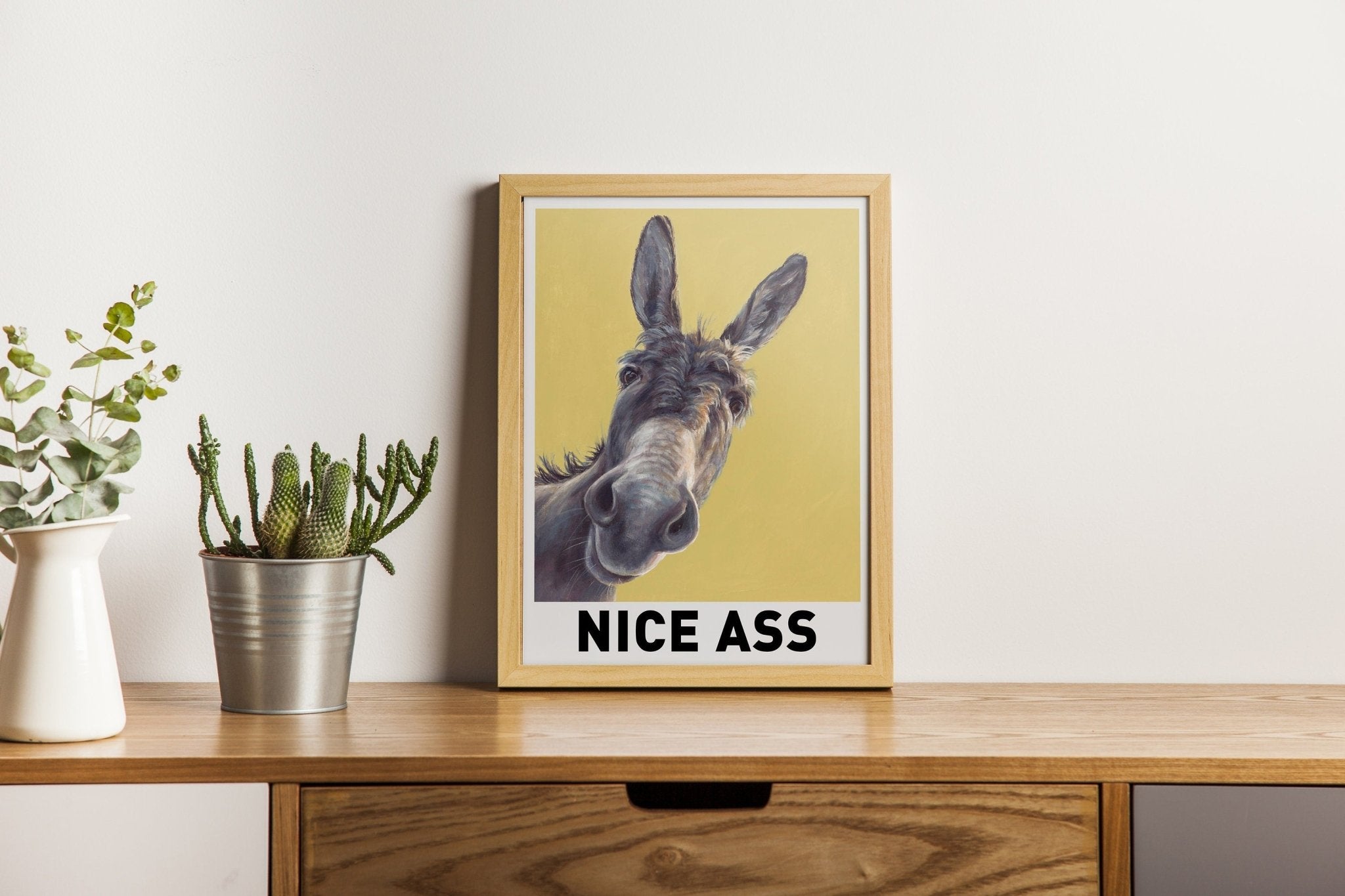 Nice Ass Donkey Canvas Poster - Canvasworkshop