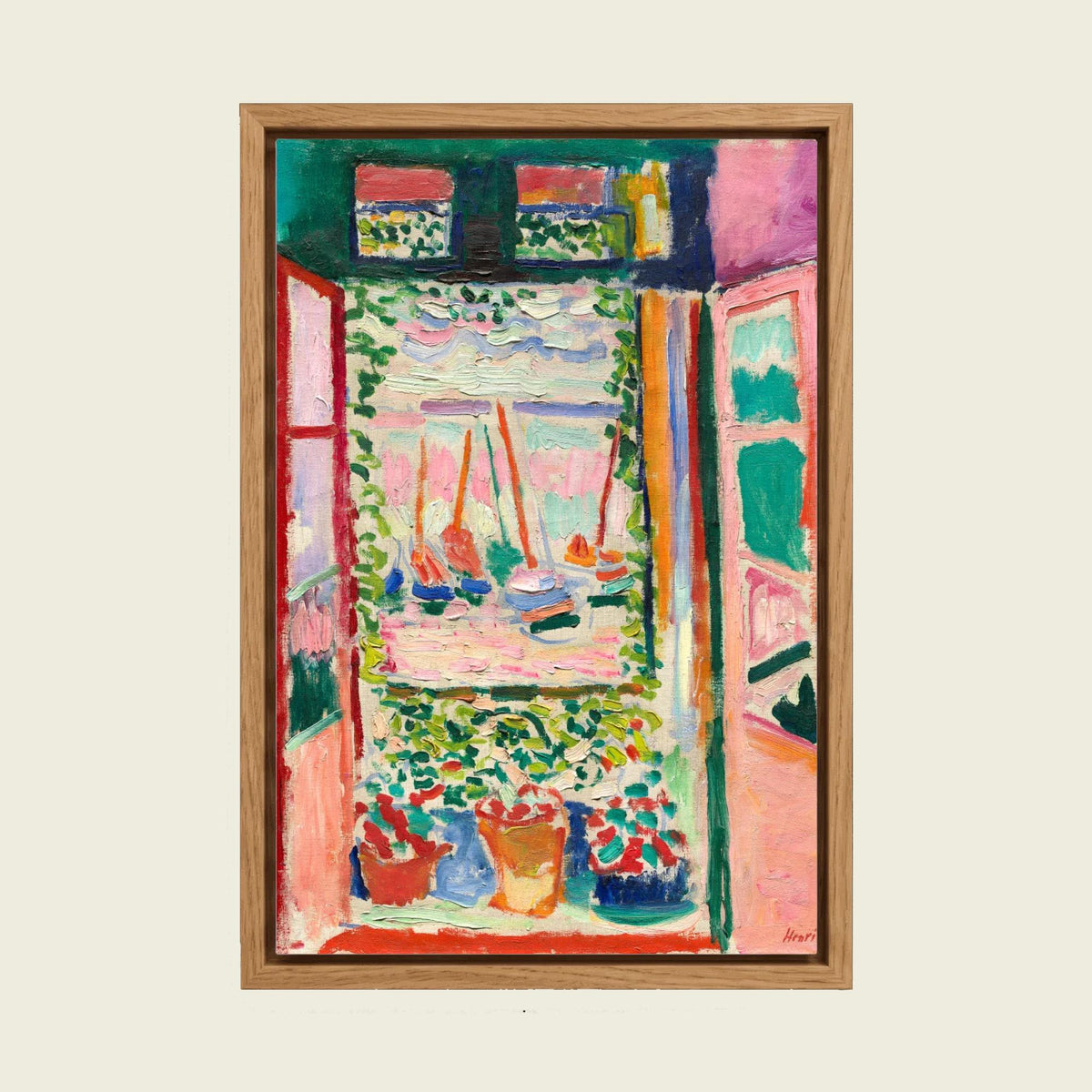 Feed Floating Oak Original The Open Window by Henri Matisse