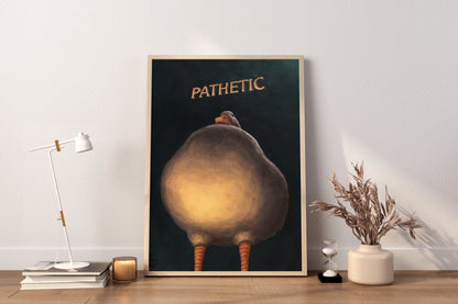 Pathetic Duck Canvas Wall Art - Canvasworkshop