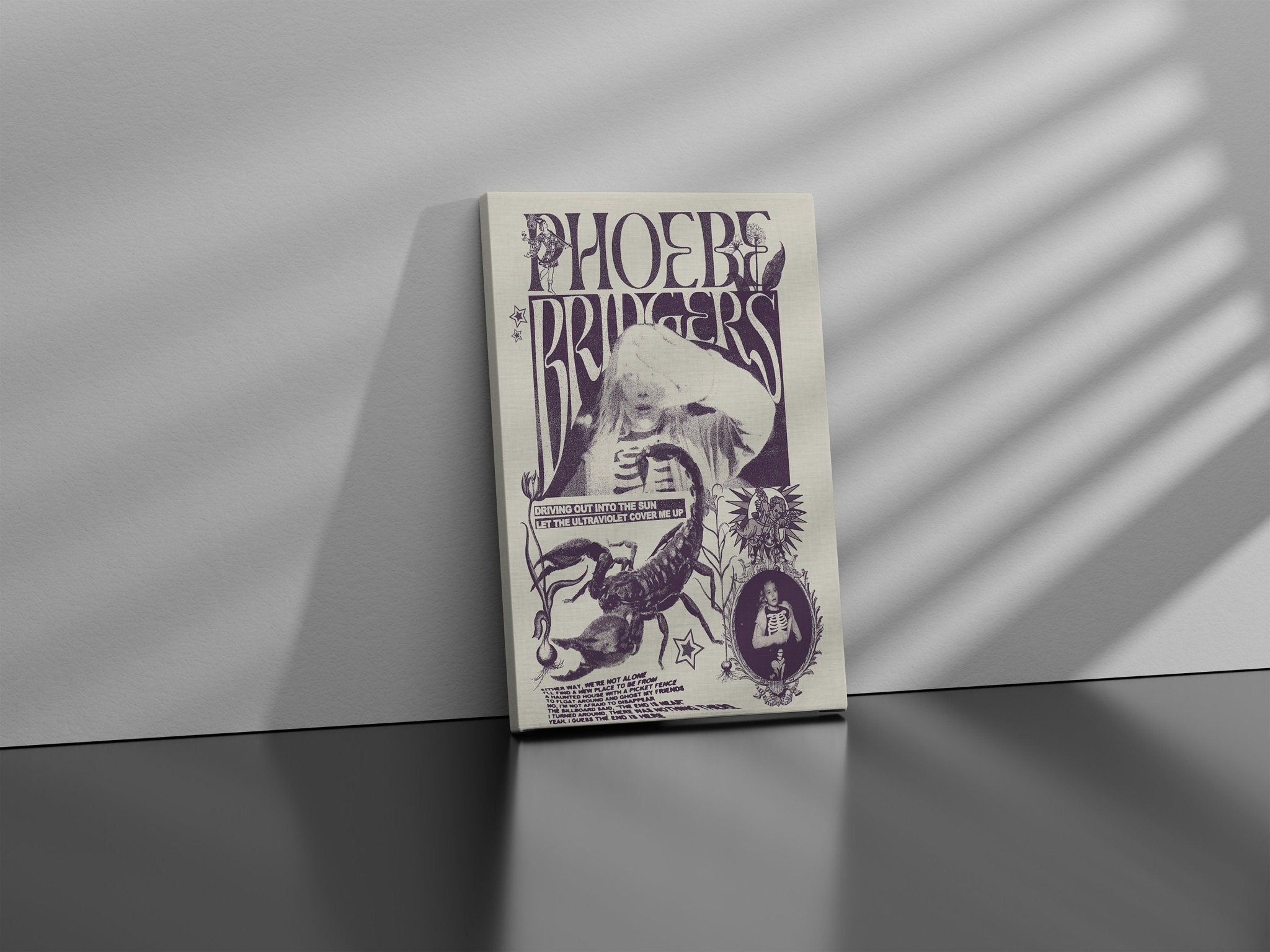 Phoebe Bridgers Canvas Poster - Canvasworkshop