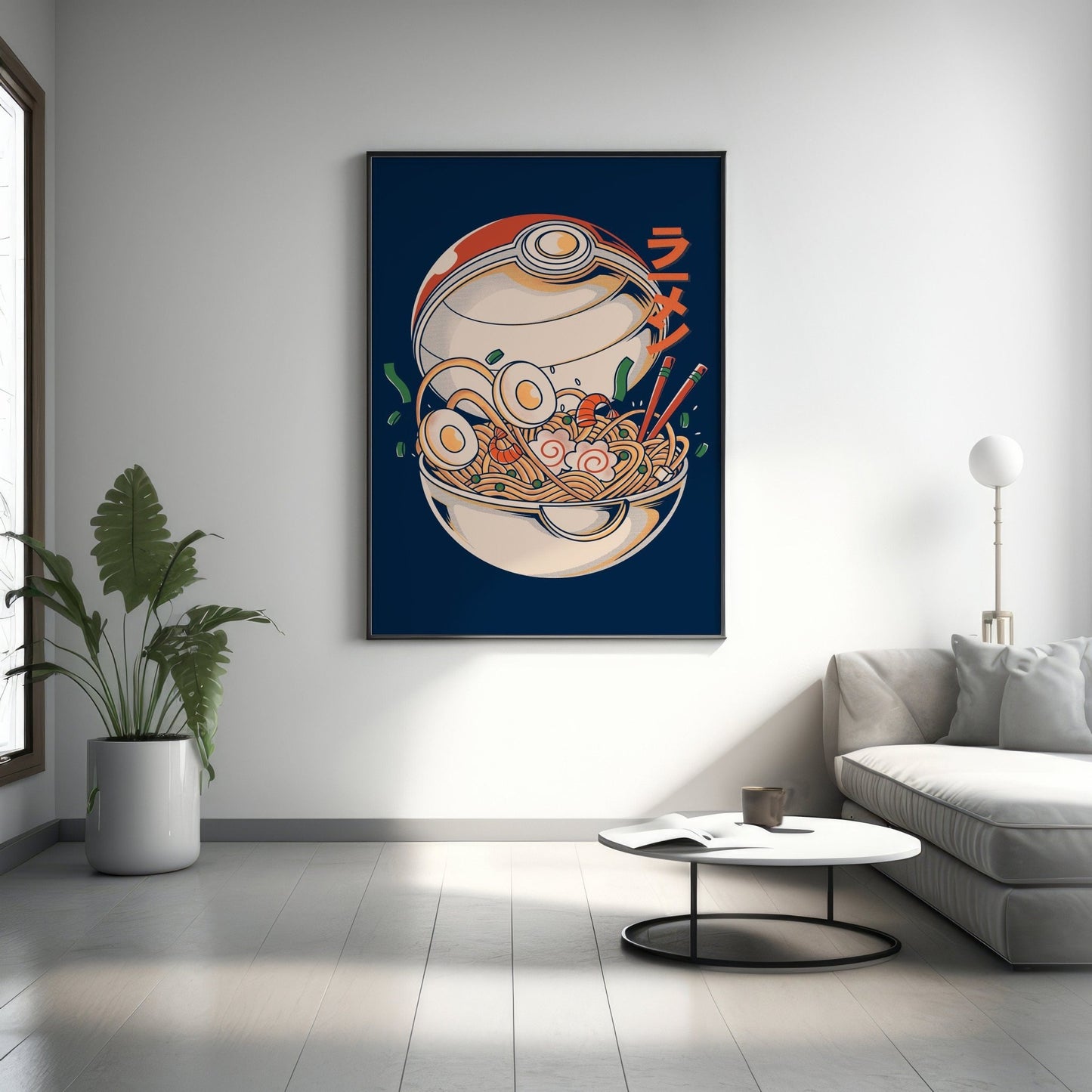 Poke Ramen Canvas Wall Art - Canvasworkshop