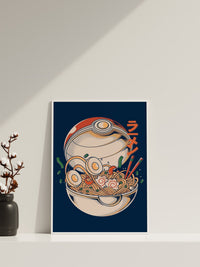 Poke Ramen Canvas Wall Art - Canvasworkshop