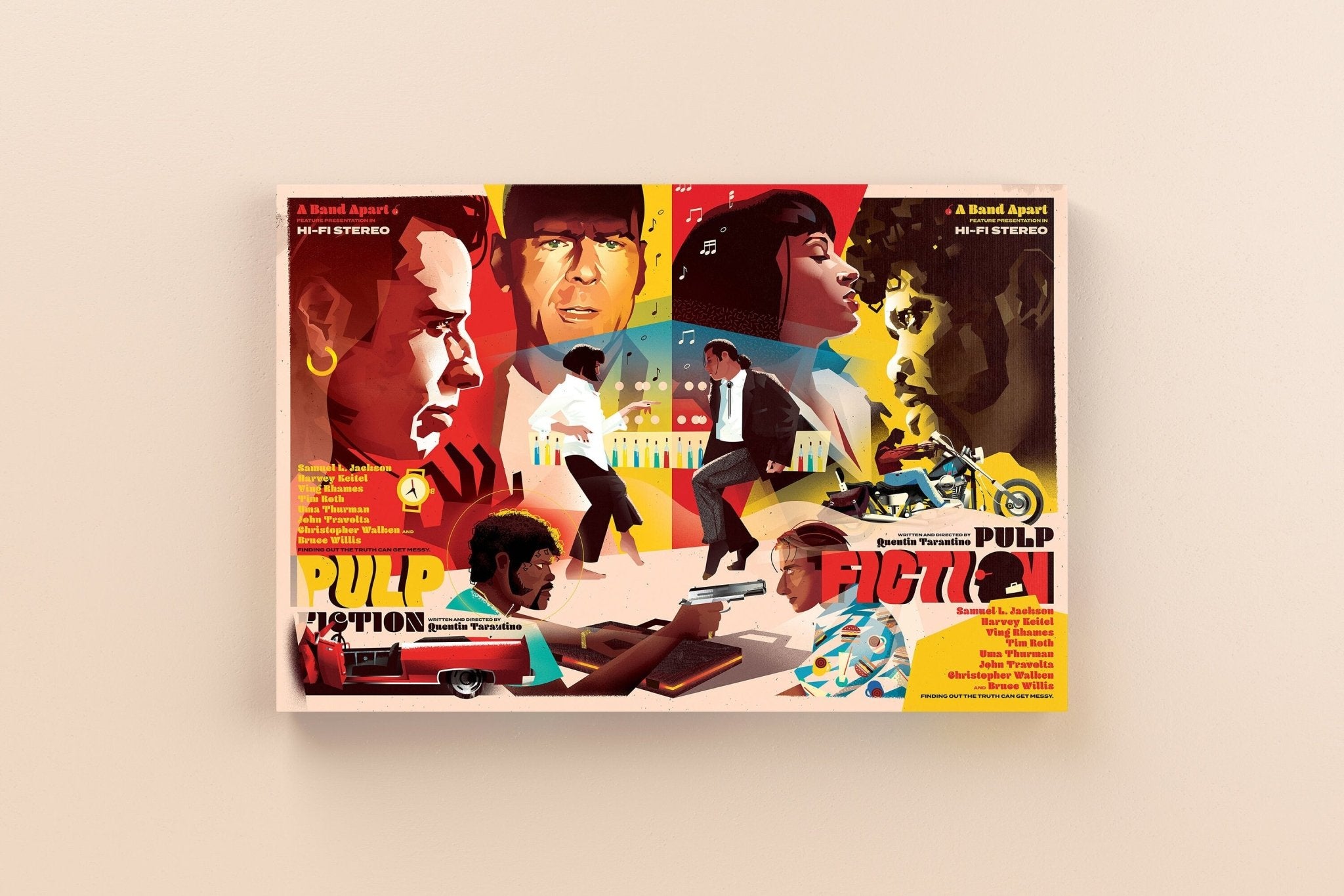Pulp Fiction Canvas Poster - Canvasworkshop