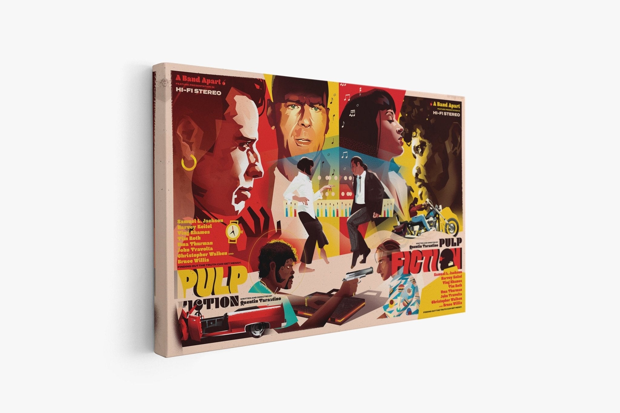Pulp Fiction Canvas Poster - Canvasworkshop