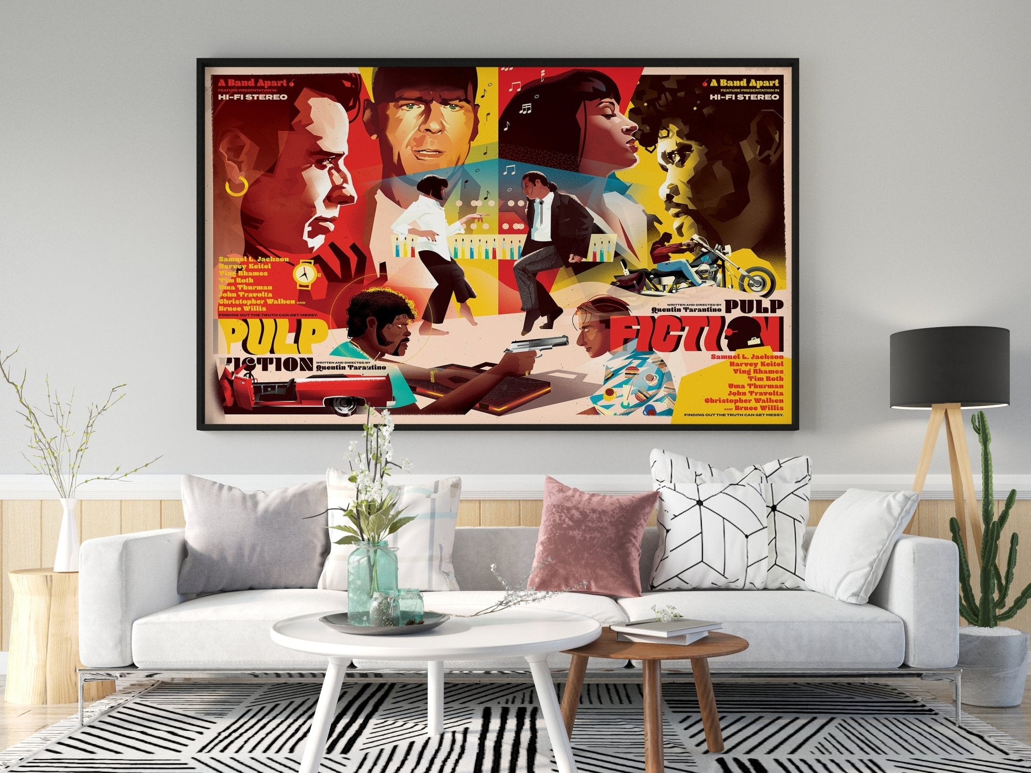 Pulp Fiction Canvas Poster - Canvasworkshop