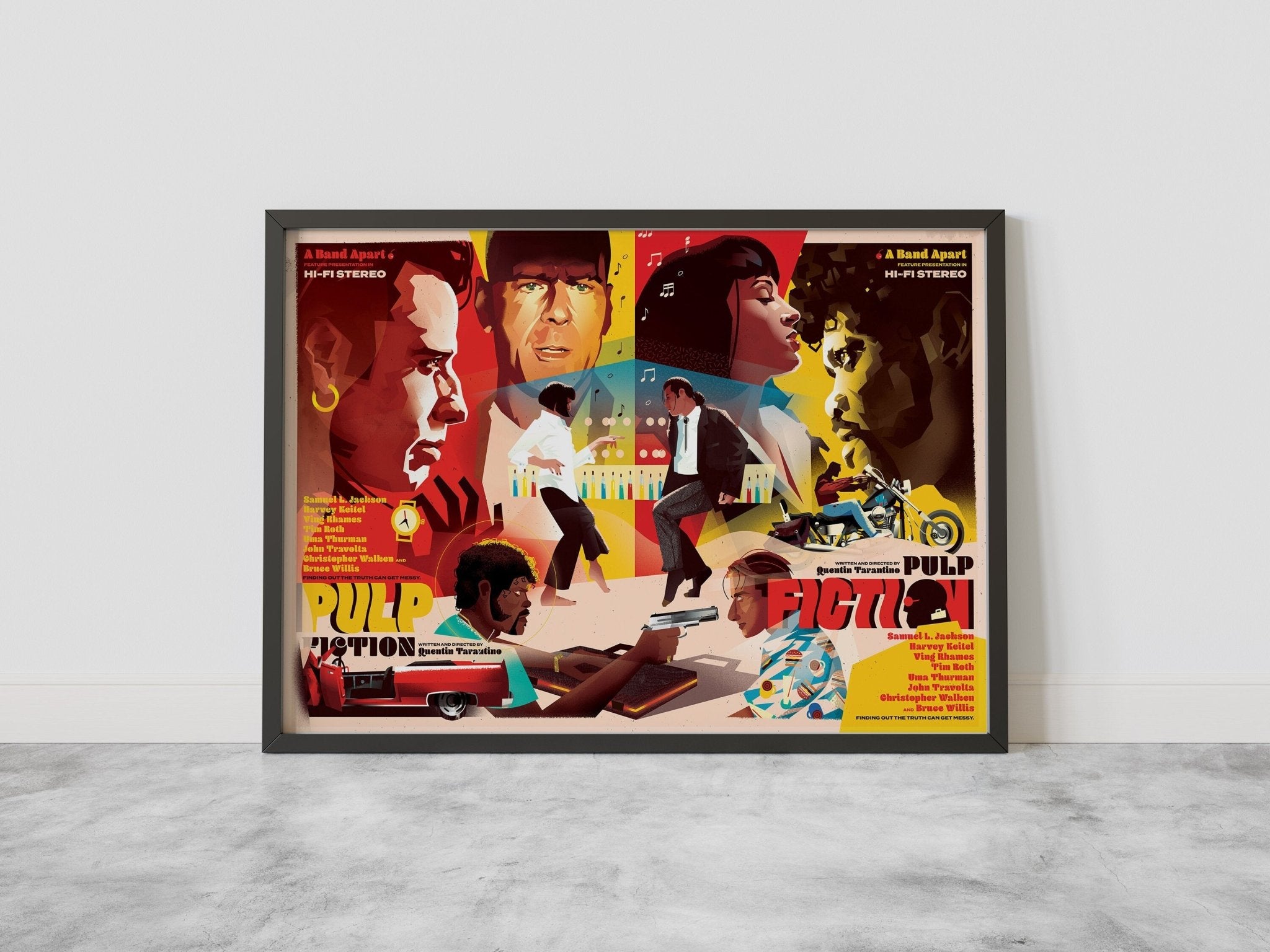 Pulp Fiction Canvas Poster - Canvasworkshop