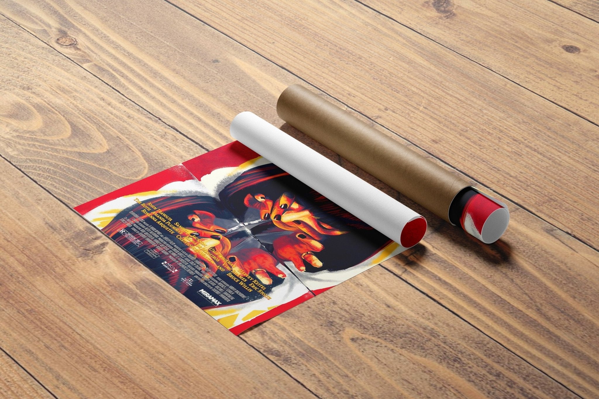 Pulp Fiction Mia Wallace Canvas Poster - Canvasworkshop