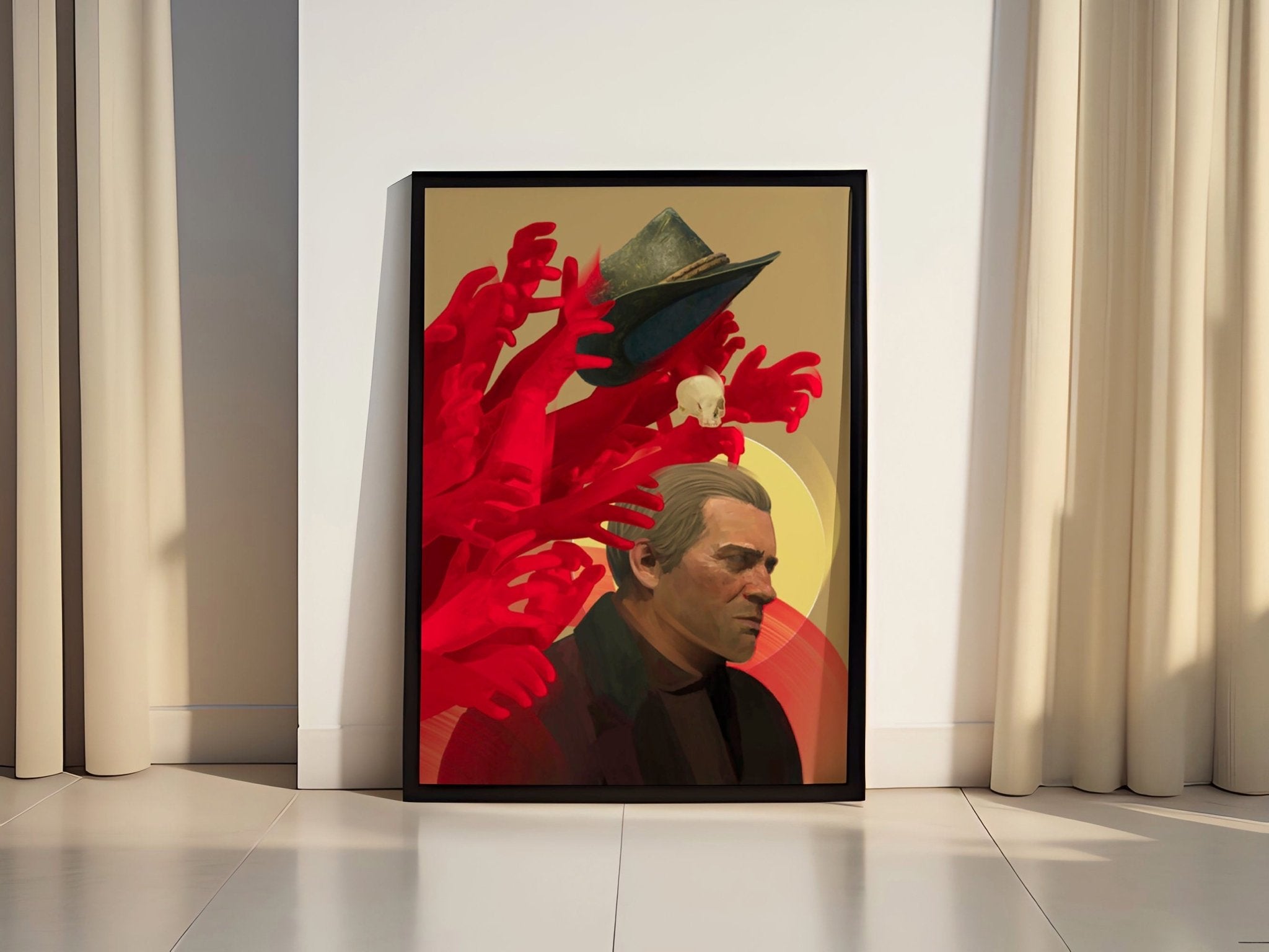 Red Dead Redemption 2 Canvas Poster - Canvasworkshop