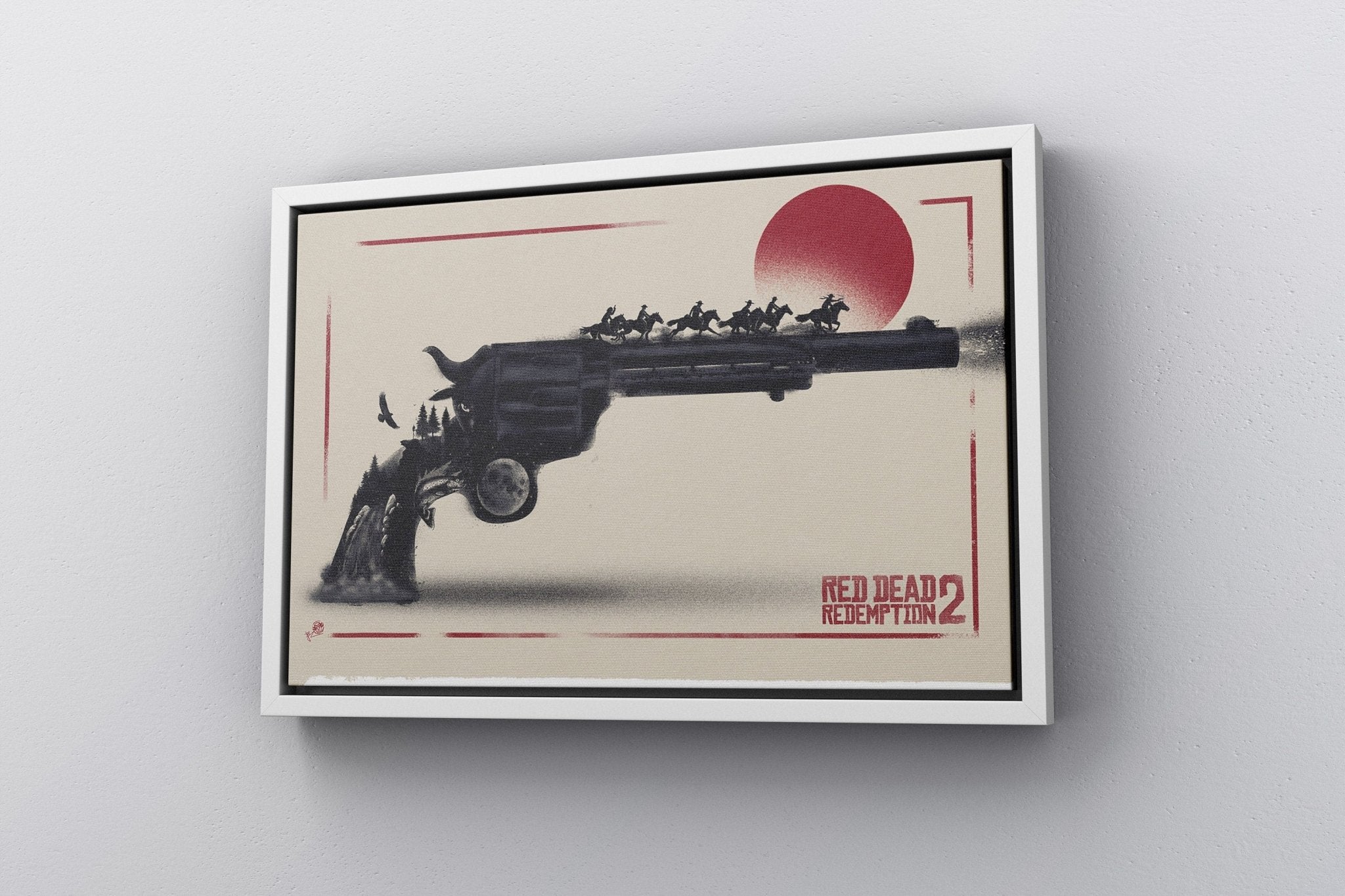 Red Dead Redemption 2 Canvas Poster - Canvasworkshop
