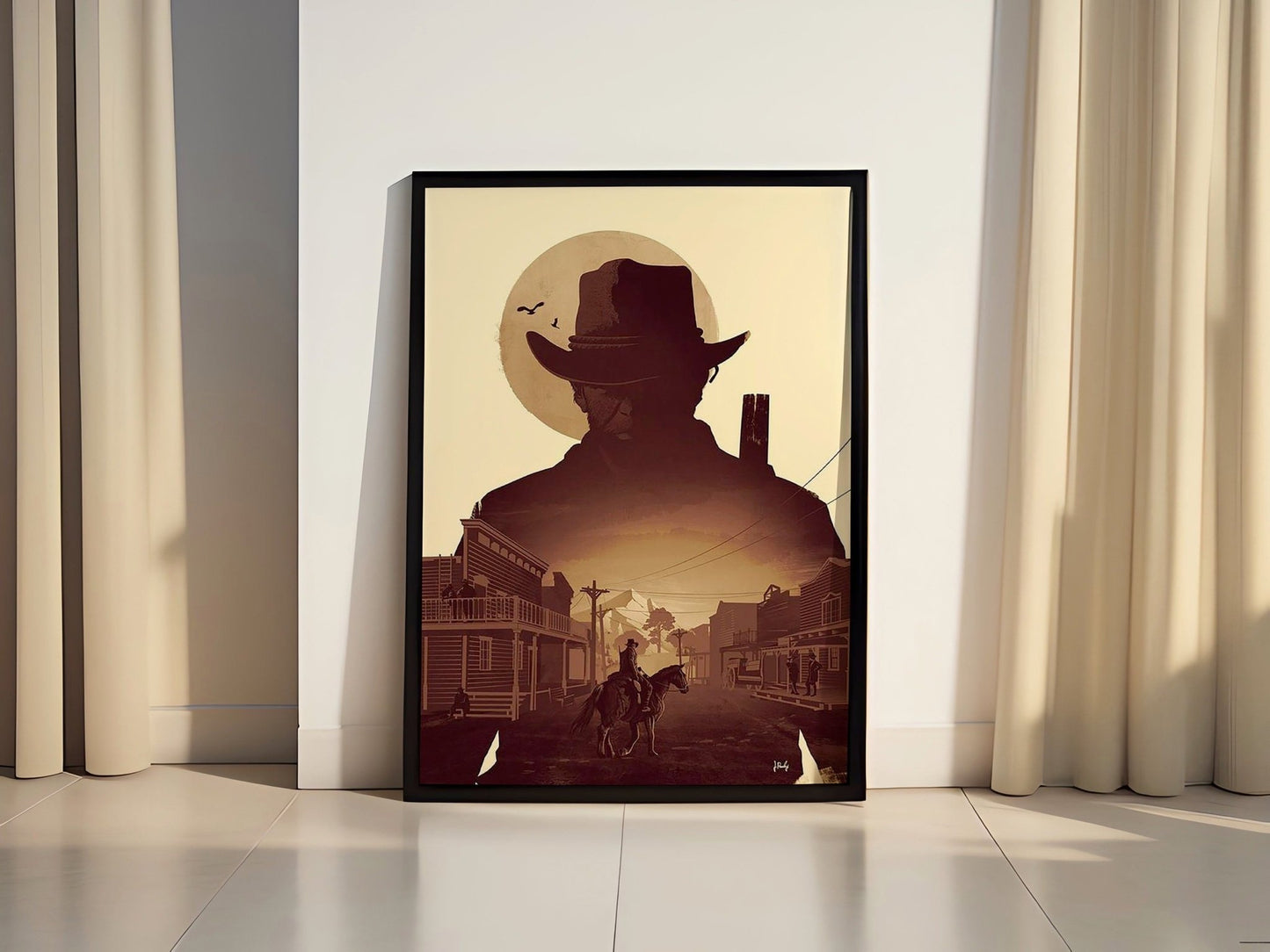 Red Dead Redemption 2 Canvas Poster - Canvasworkshop