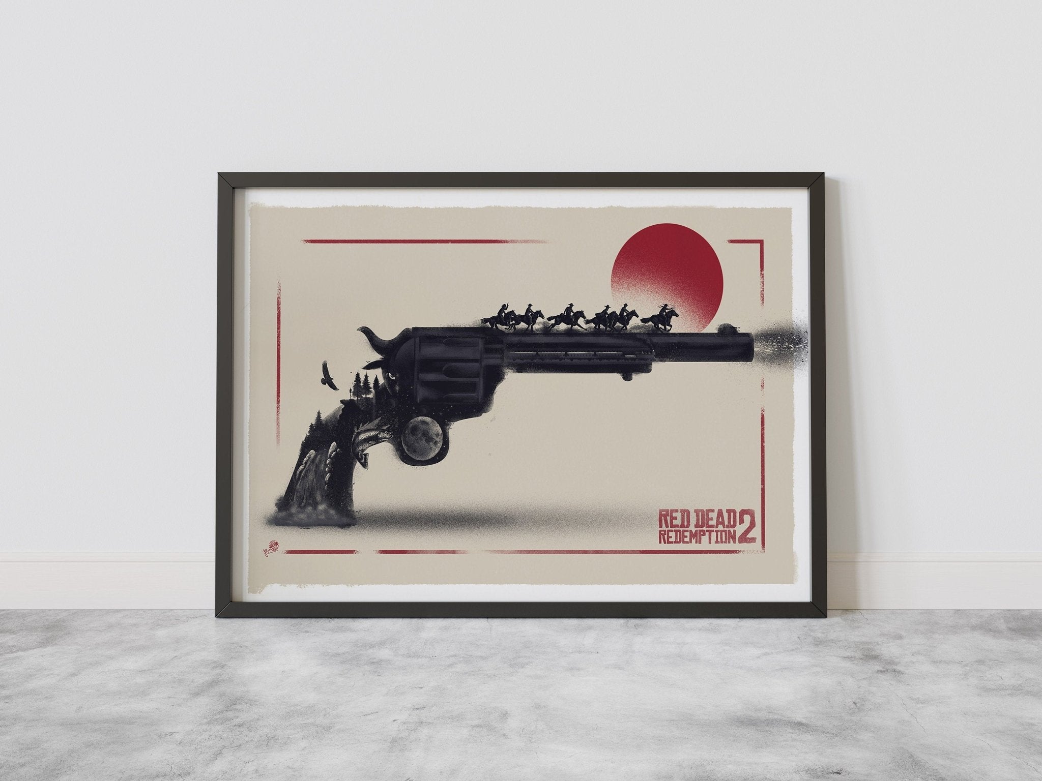 Red Dead Redemption 2 Canvas Poster - Canvasworkshop