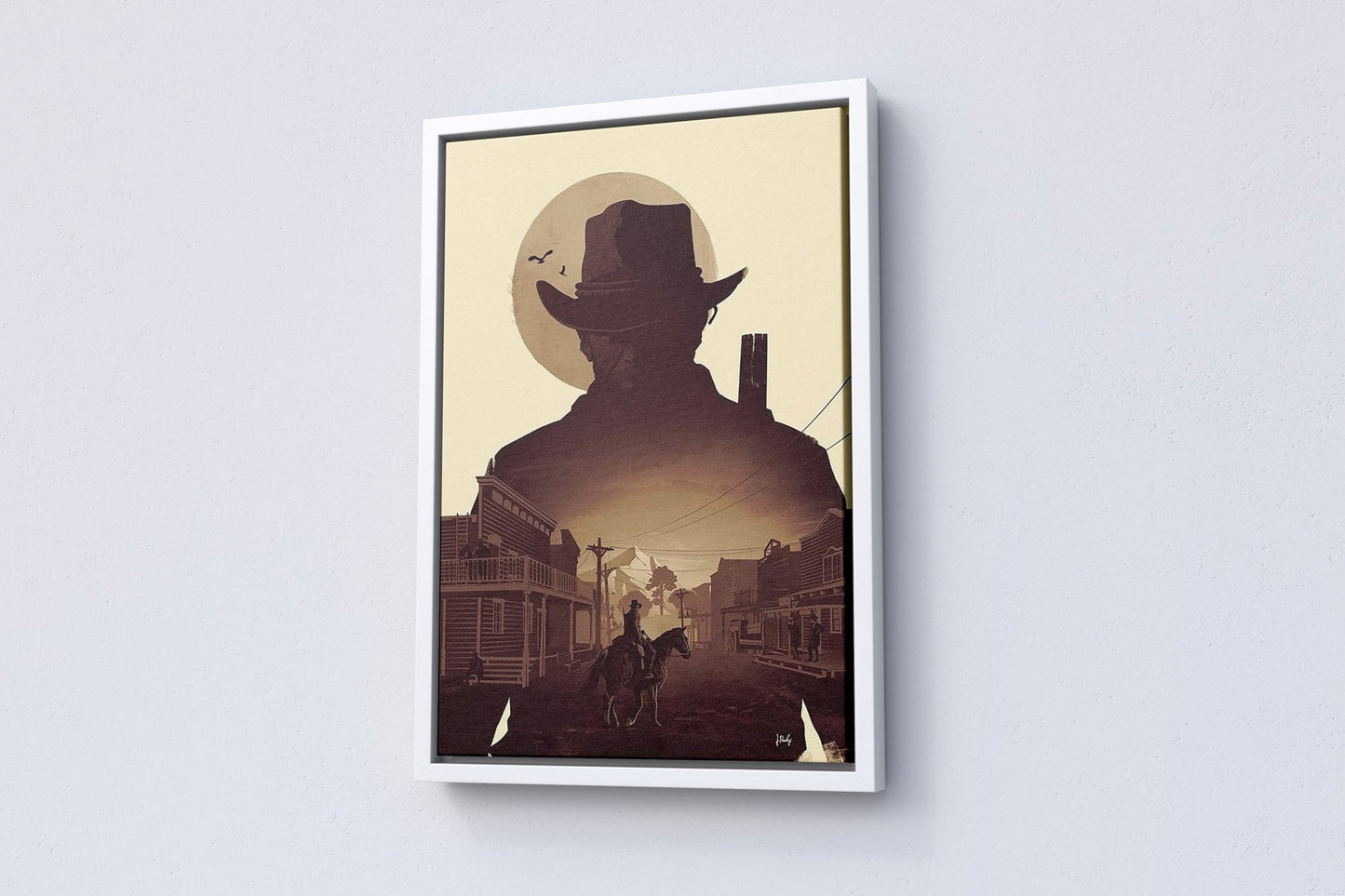 Red Dead Redemption 2 Canvas Poster - Canvasworkshop