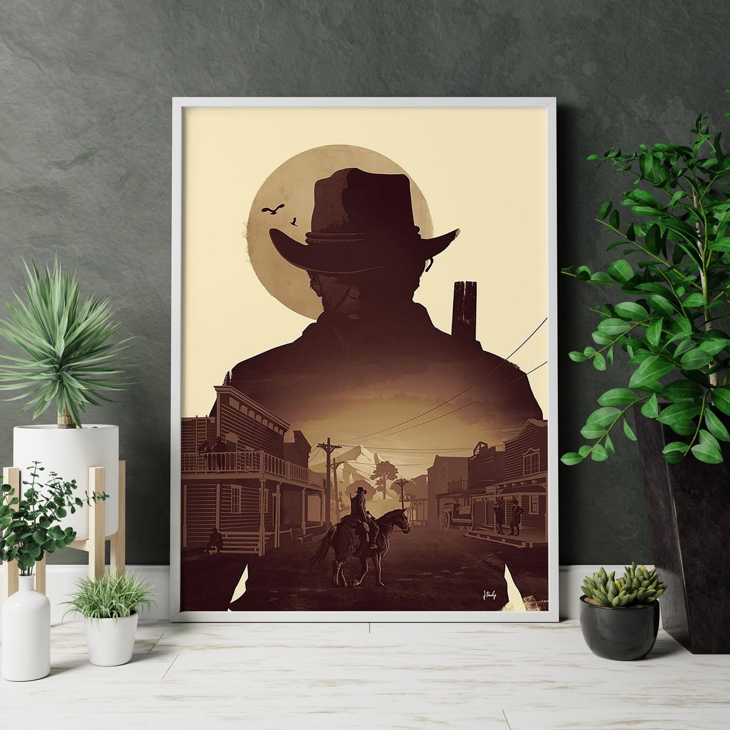 Red Dead Redemption 2 Canvas Poster - Canvasworkshop