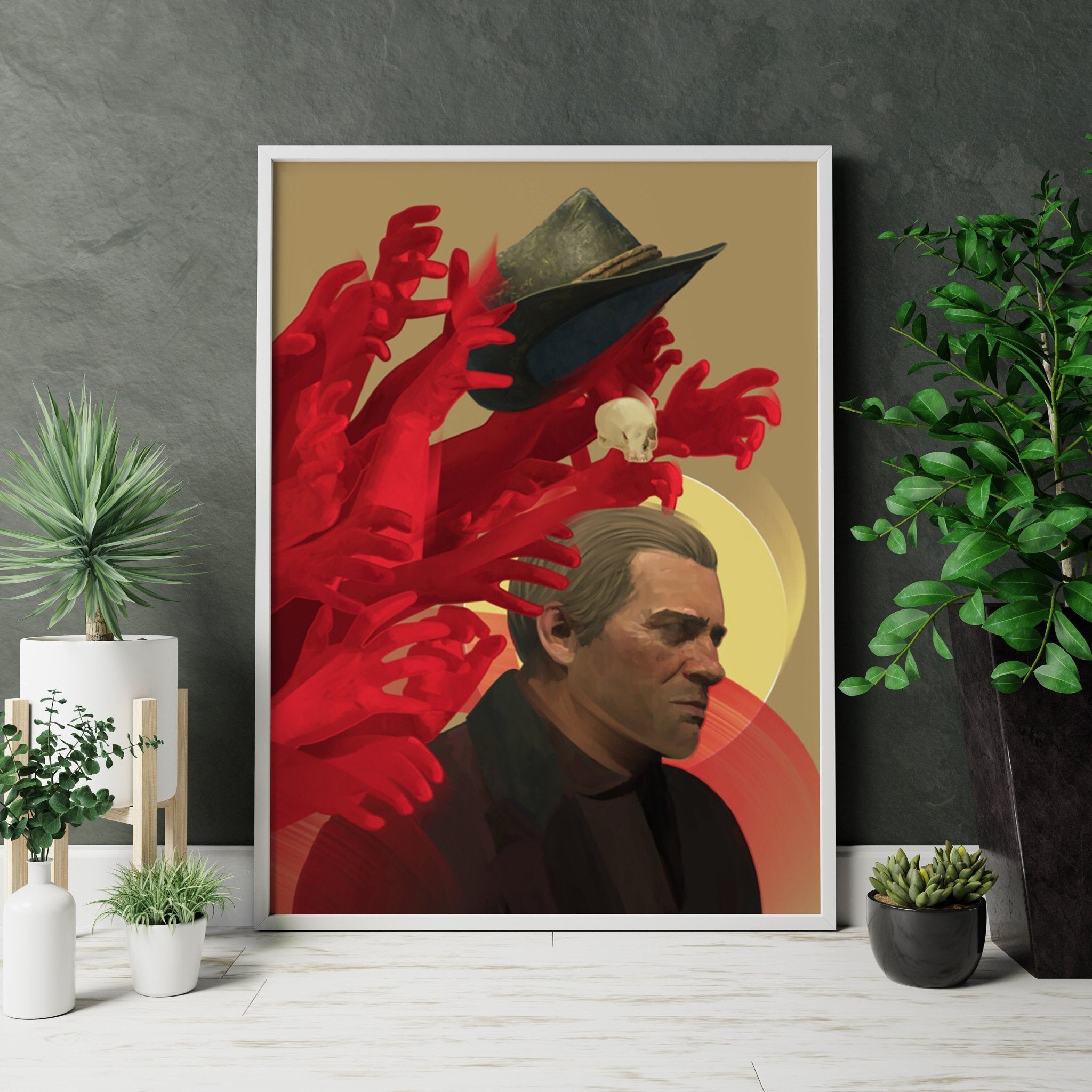 Red Dead Redemption 2 Canvas Poster - Canvasworkshop