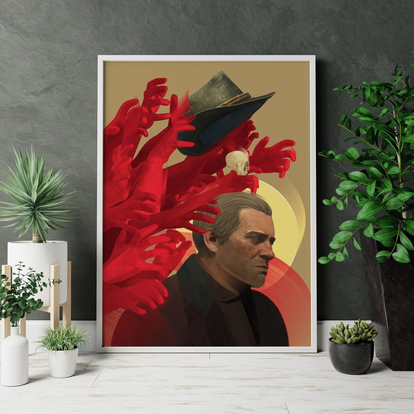 Red Dead Redemption 2 Canvas Poster - Canvasworkshop