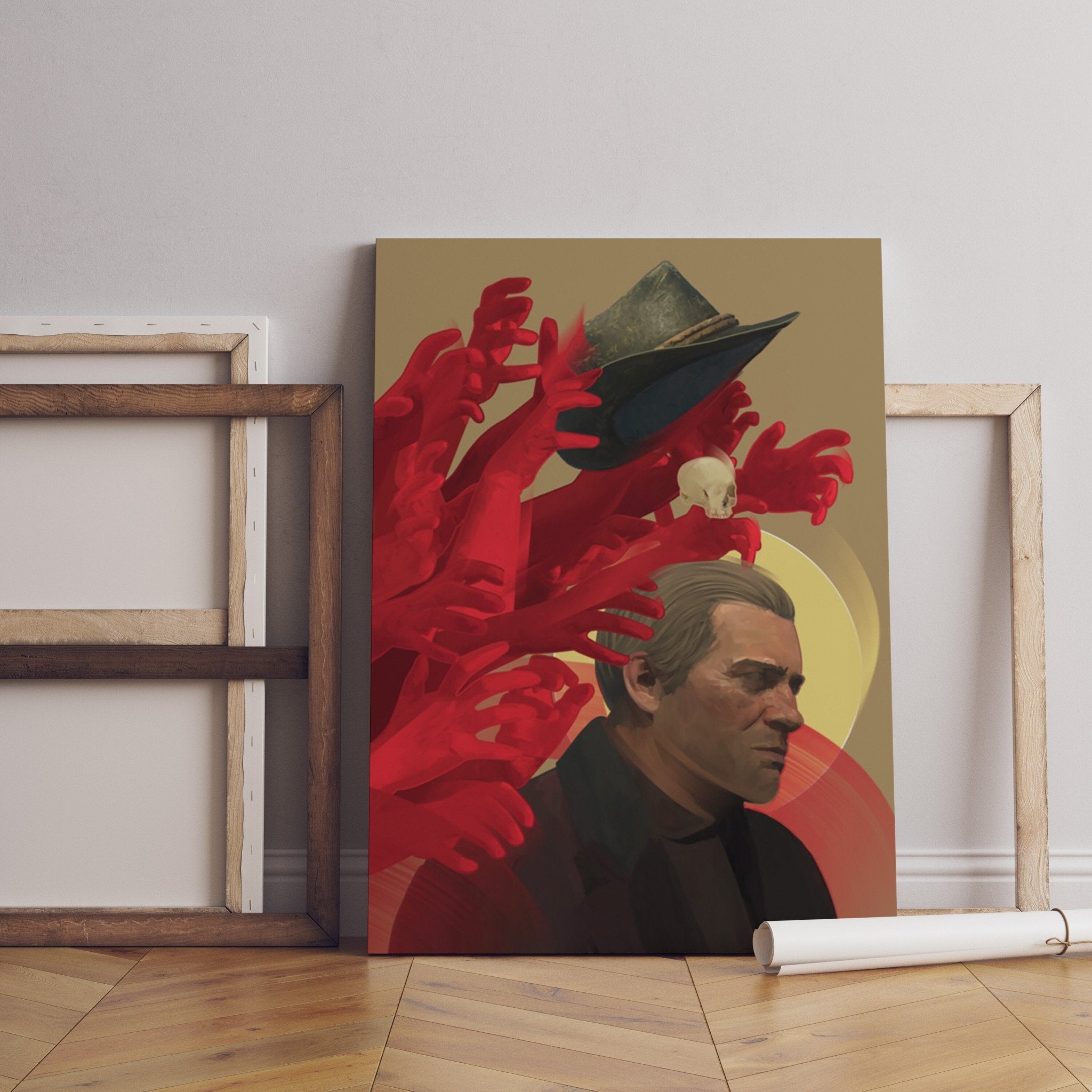 Red Dead Redemption 2 Canvas Poster - Canvasworkshop