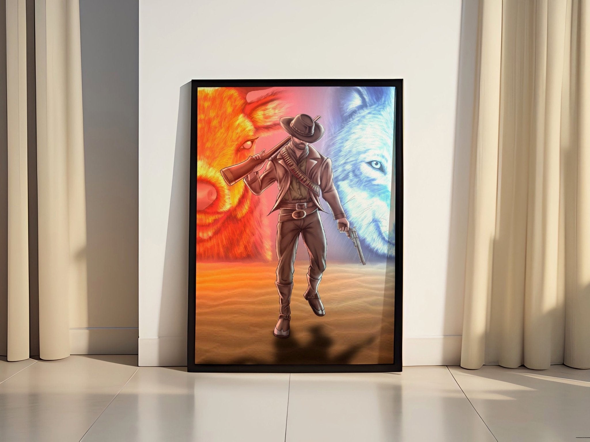 Red Dead Redemption 2 Canvas Poster - Canvasworkshop