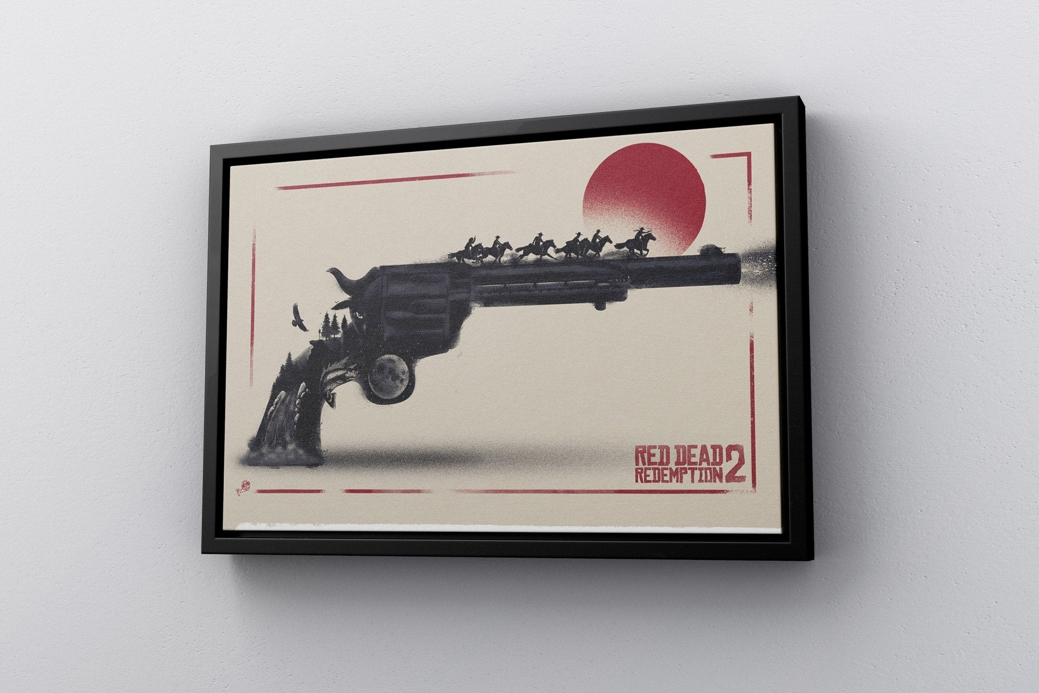 Red Dead Redemption 2 Canvas Poster - Canvasworkshop