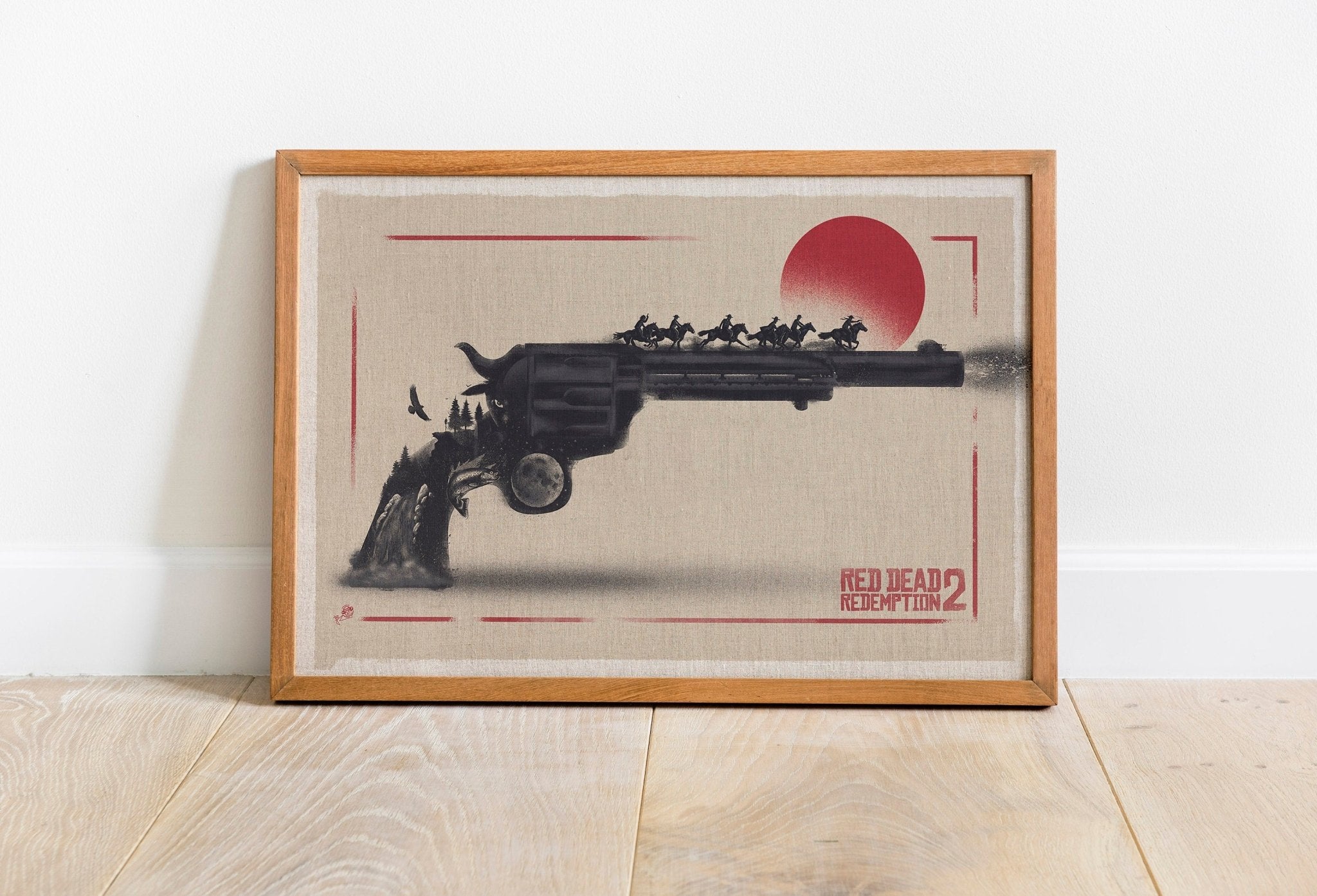 Red Dead Redemption 2 Canvas Poster - Canvasworkshop