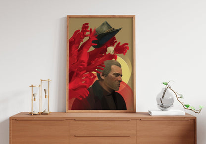 Red Dead Redemption 2 Canvas Poster - Canvasworkshop
