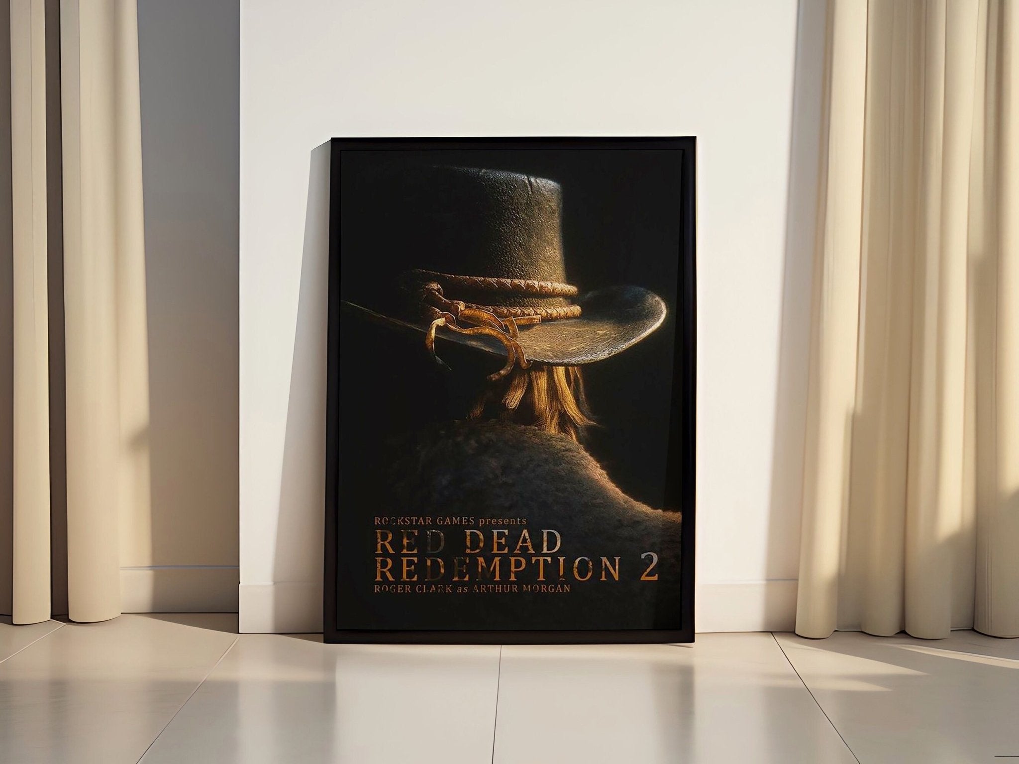 Red Dead Redemption 2 Canvas Poster - Canvasworkshop