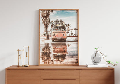 Retro Car Art Canvas - Canvasworkshop