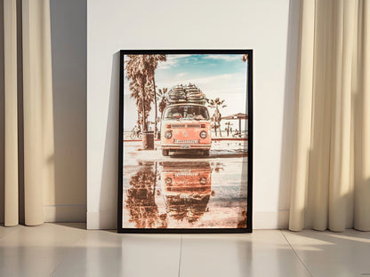 Retro Car Art Canvas - Canvasworkshop