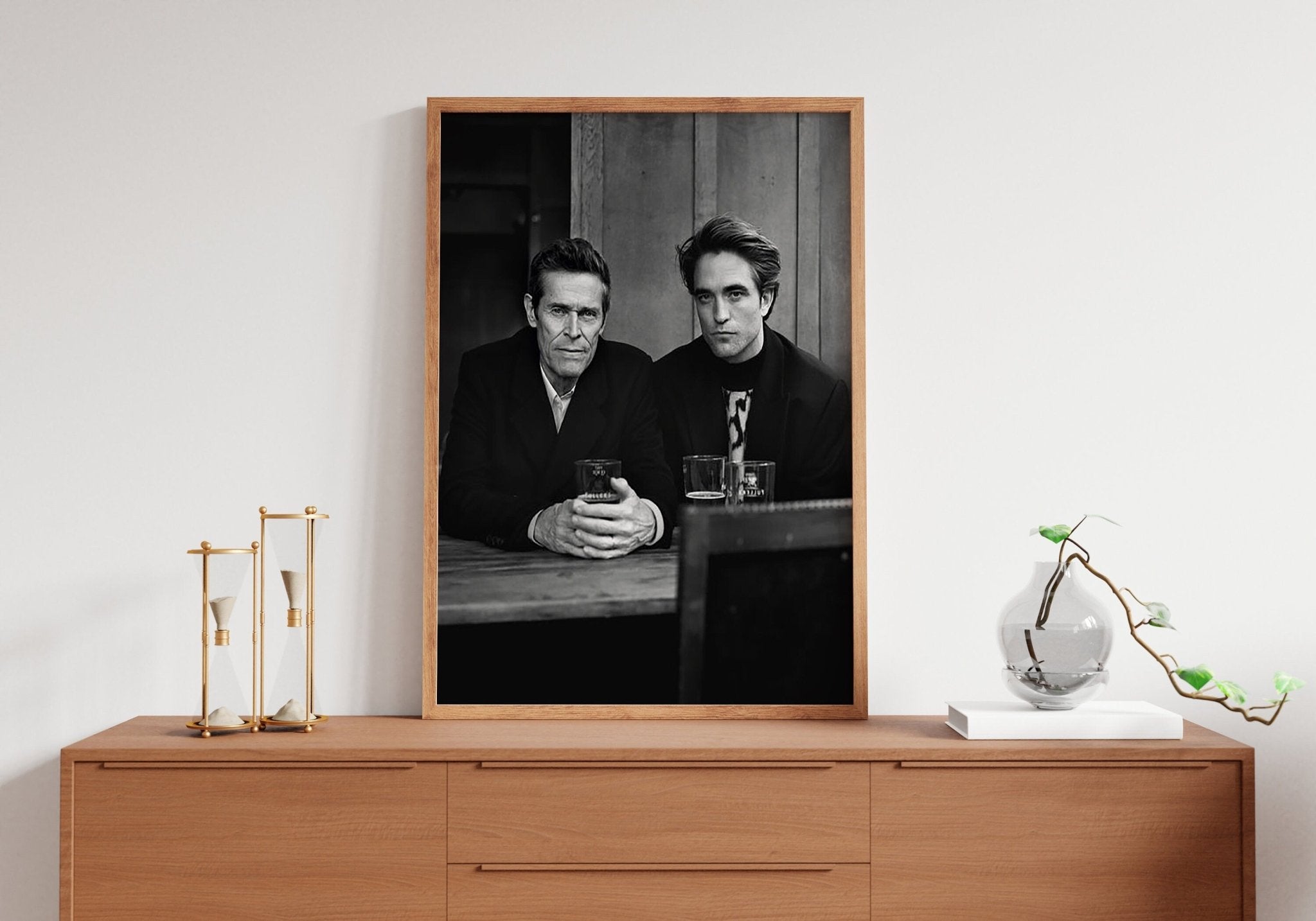 Robert Pattinson And Willem Dafoe Made Canvas Poster - Canvasworkshop