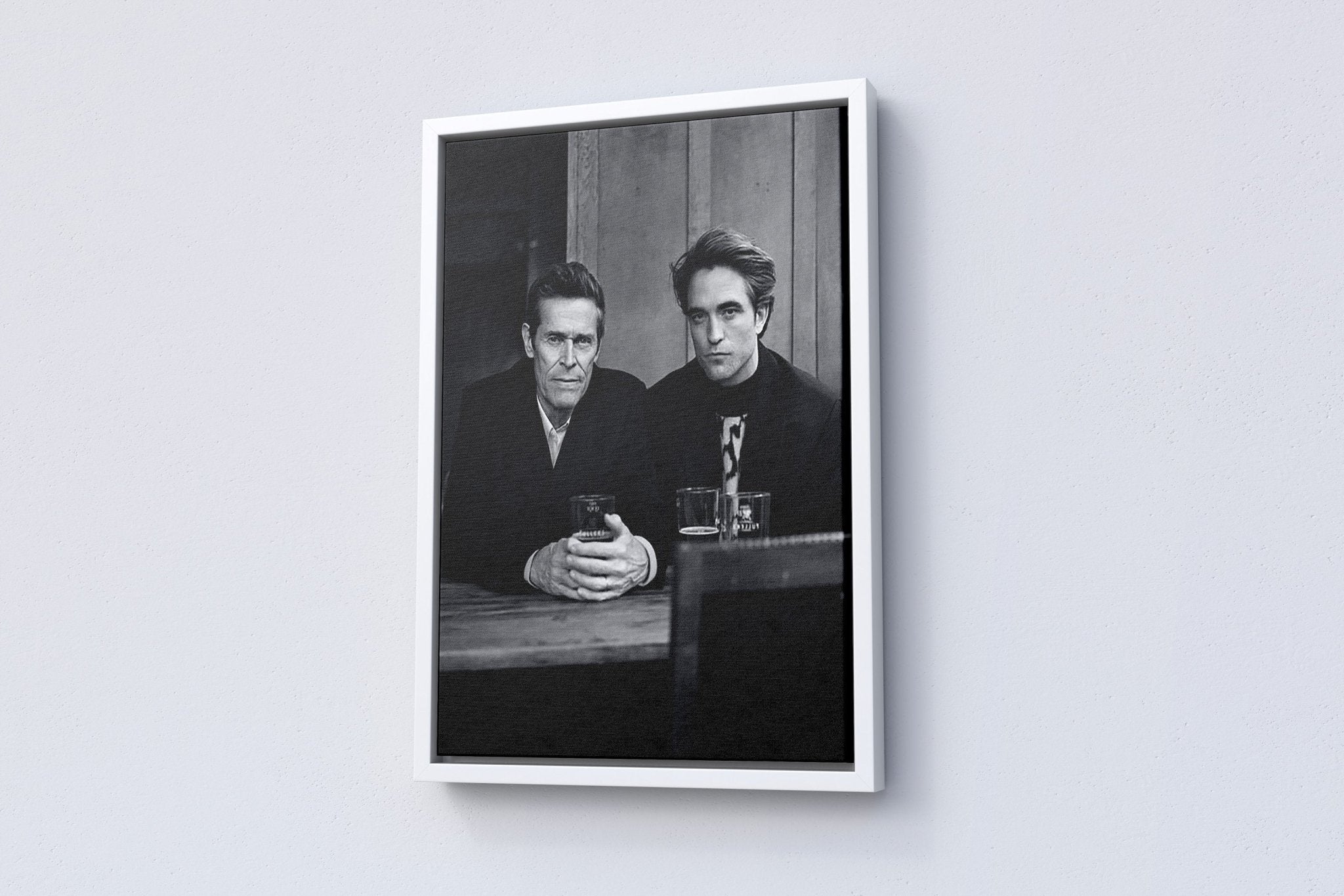 Robert Pattinson And Willem Dafoe Made Canvas Poster - Canvasworkshop