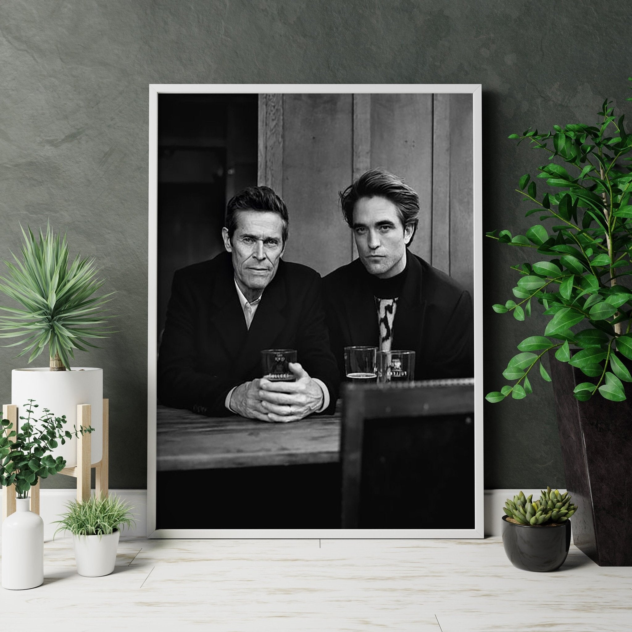 Robert Pattinson And Willem Dafoe Made Canvas Poster - Canvasworkshop