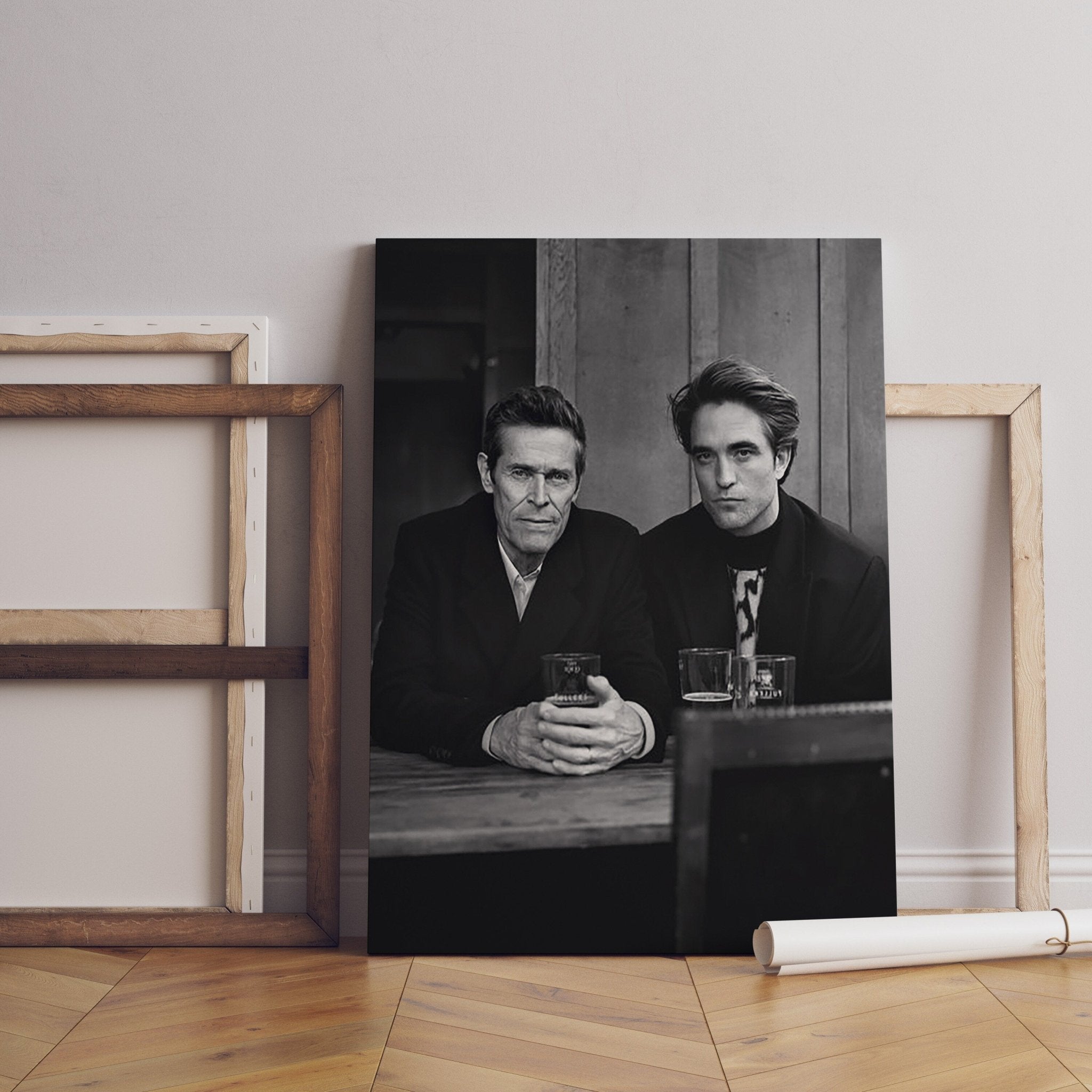 Robert Pattinson And Willem Dafoe Made Canvas Poster - Canvasworkshop