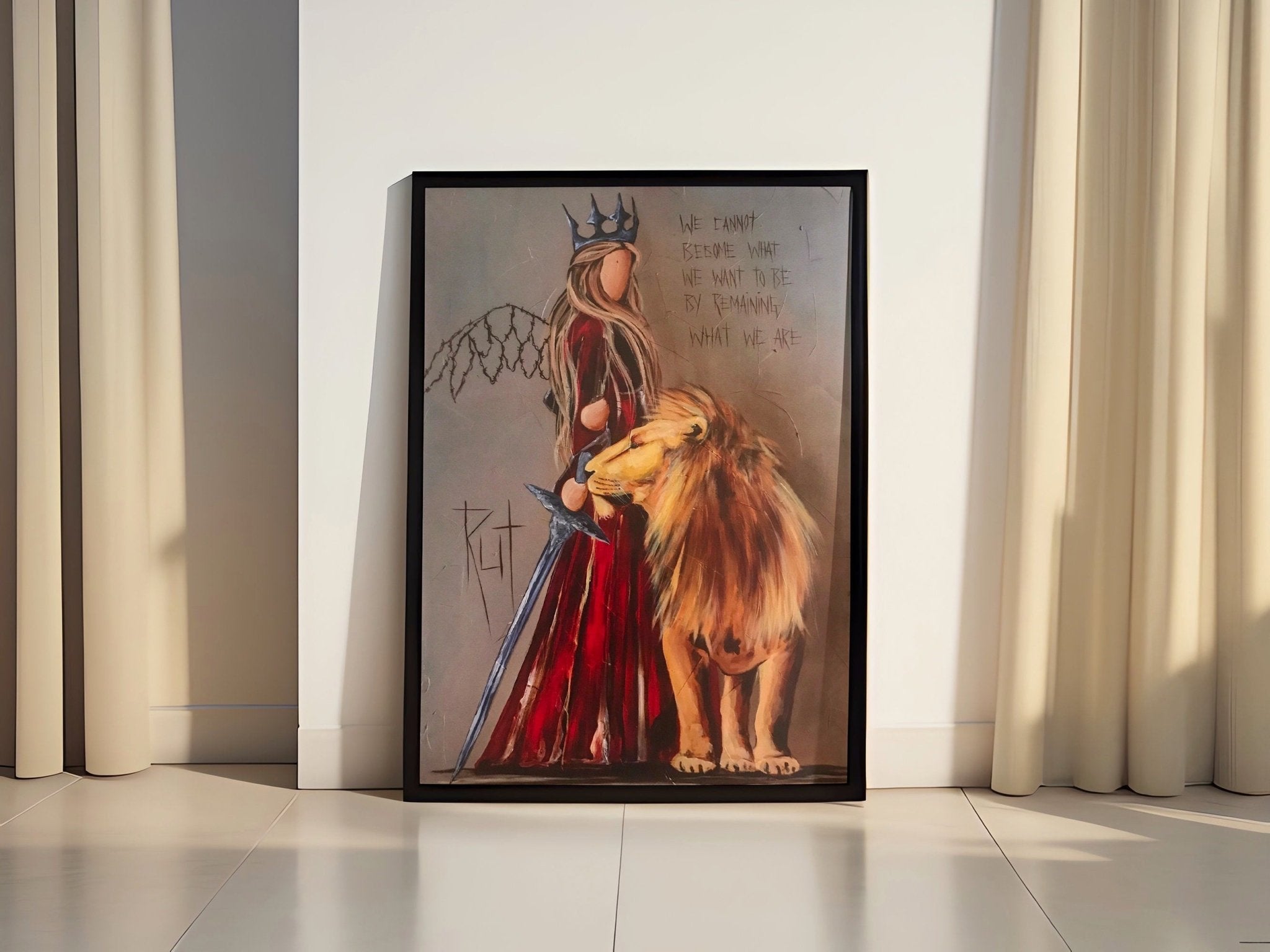 Rut Angel Canvas Wall Art - Canvasworkshop