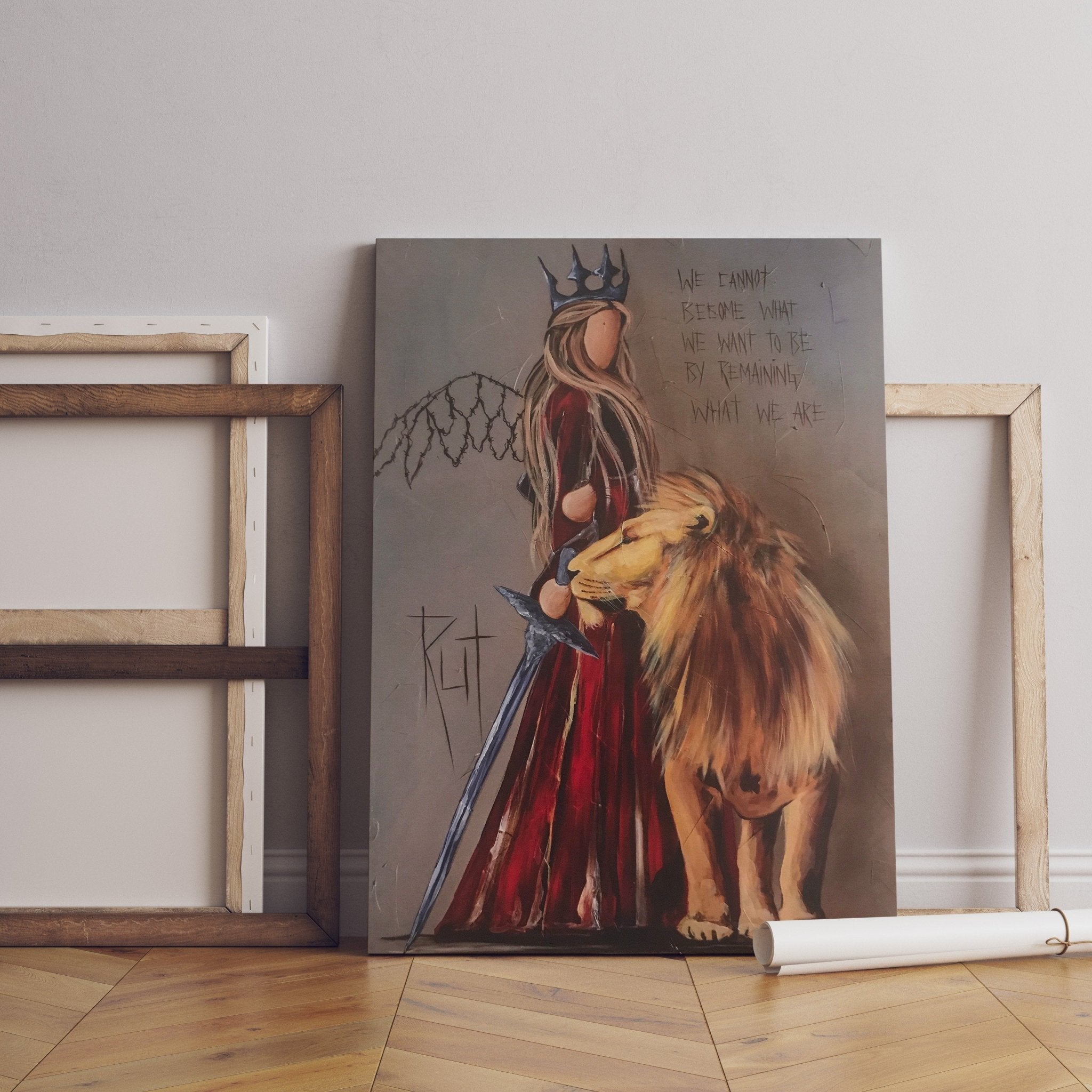 Rut Angel Canvas Wall Art - Canvasworkshop