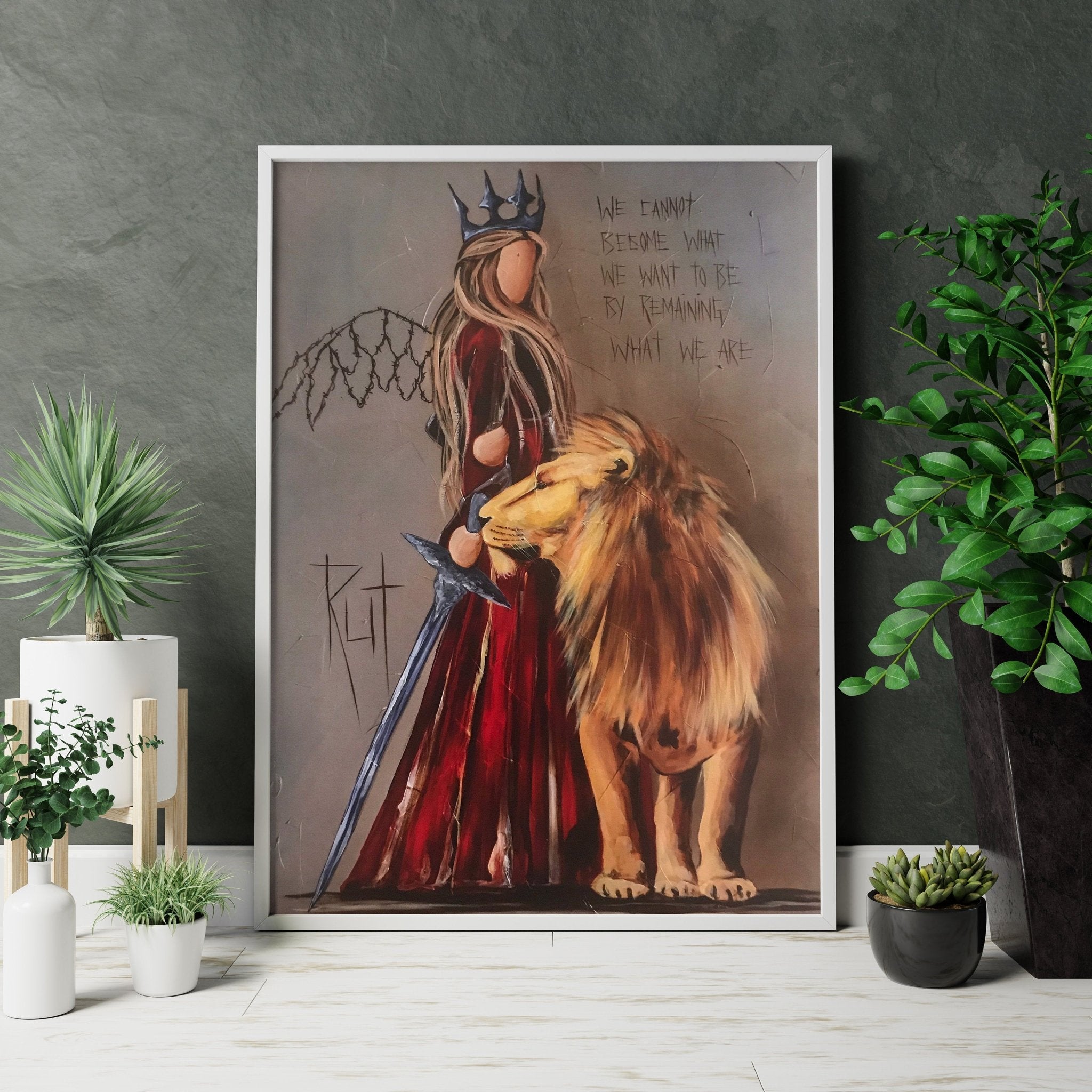 Rut Angel Canvas Wall Art - Canvasworkshop