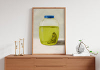 Sad Pickle Funny Canvas Poster - Canvasworkshop