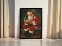 Santa Believes by Susan Comish canvas wall art