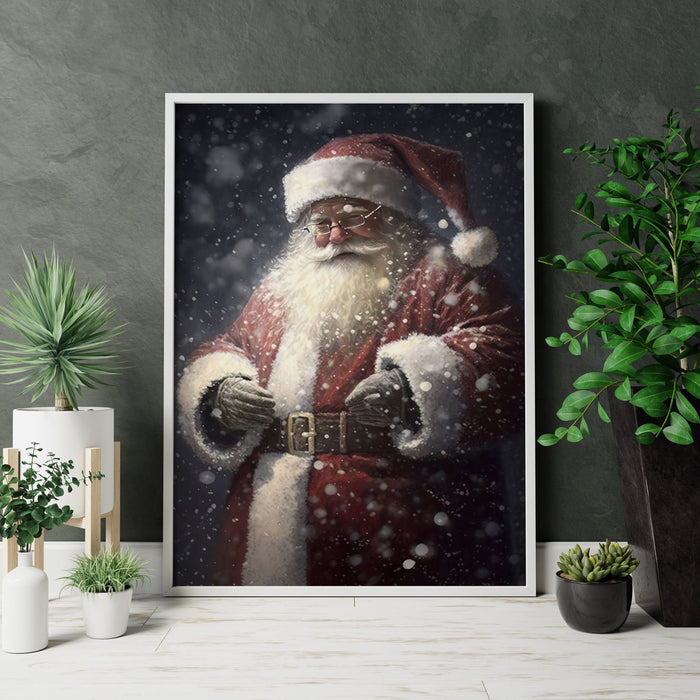 Santa Cluas Canvas Poster