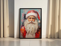 Vintage Santa Claus Portrait canvas wall art